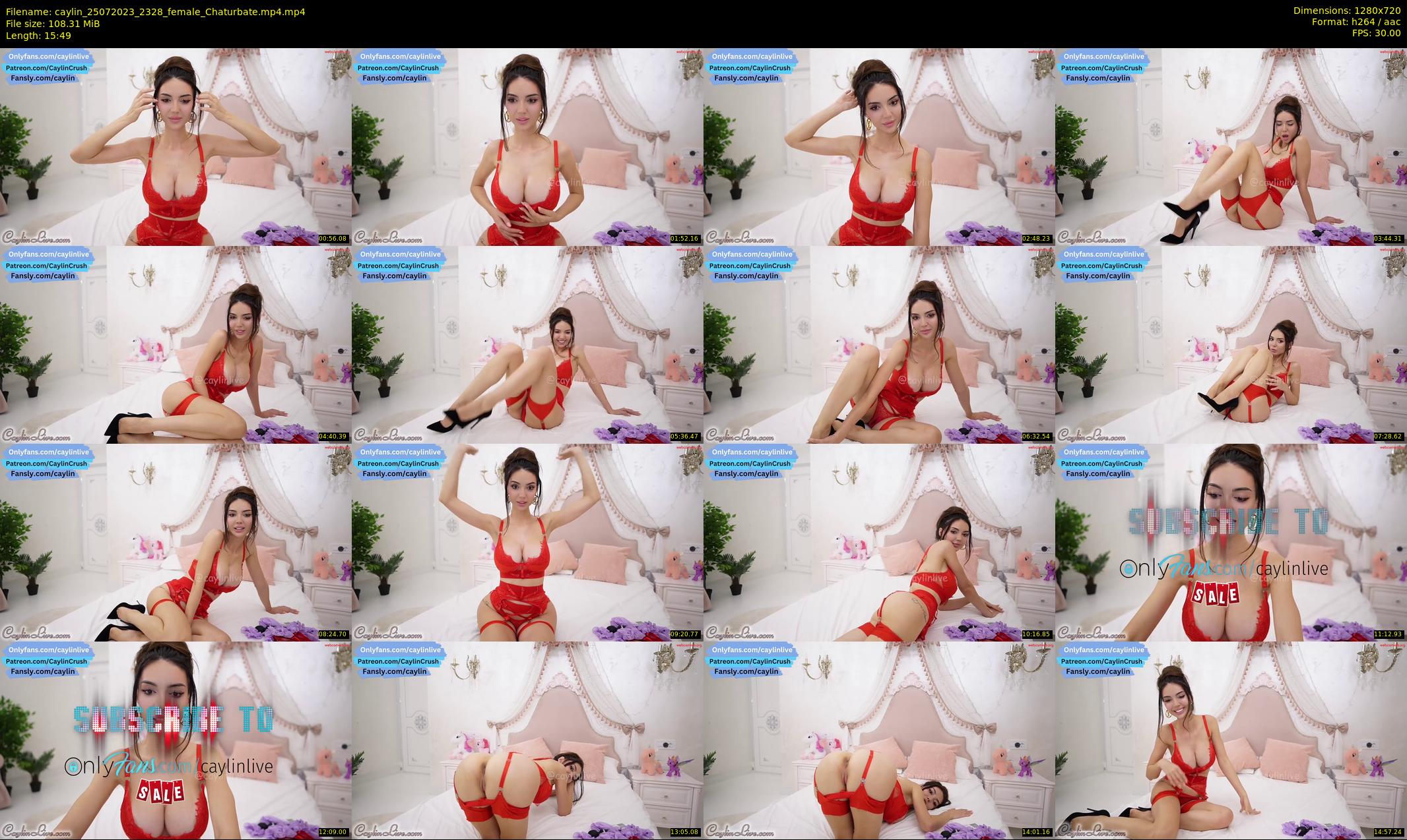 caylin — 16 minute Chaturbate female cam show recording, 720p, Jul 25, 2023