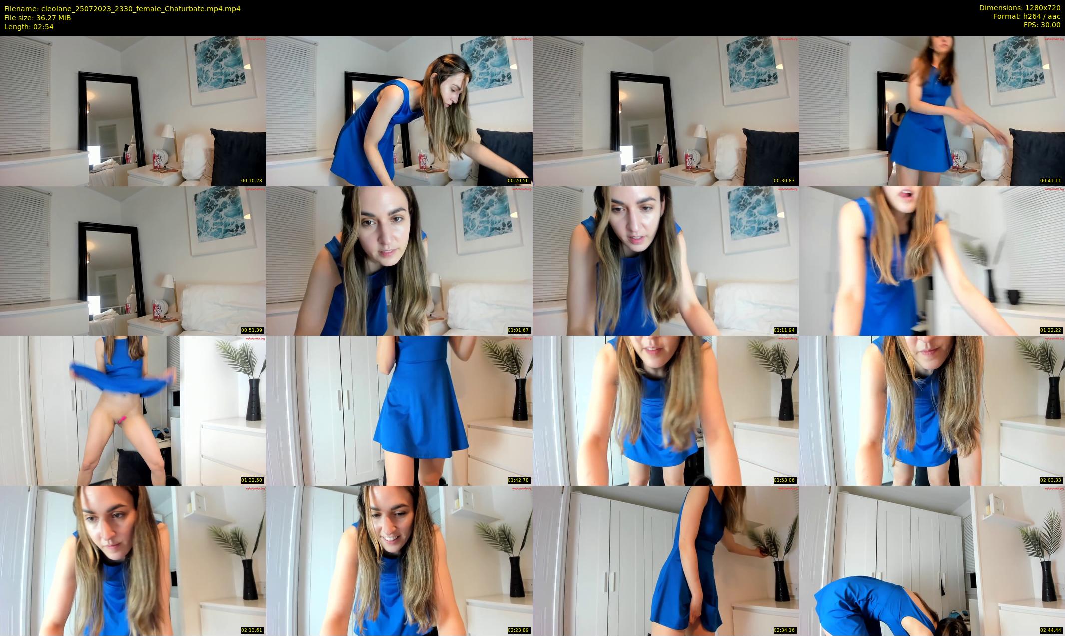cleolane — 3 minute Chaturbate female cam show recording, 720p, Jul 25, 2023