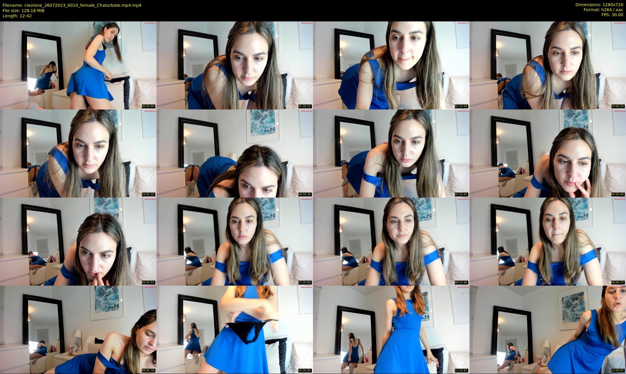 cleolane — 13 minute Chaturbate female cam show recording, 720p, Jul 26, 2023