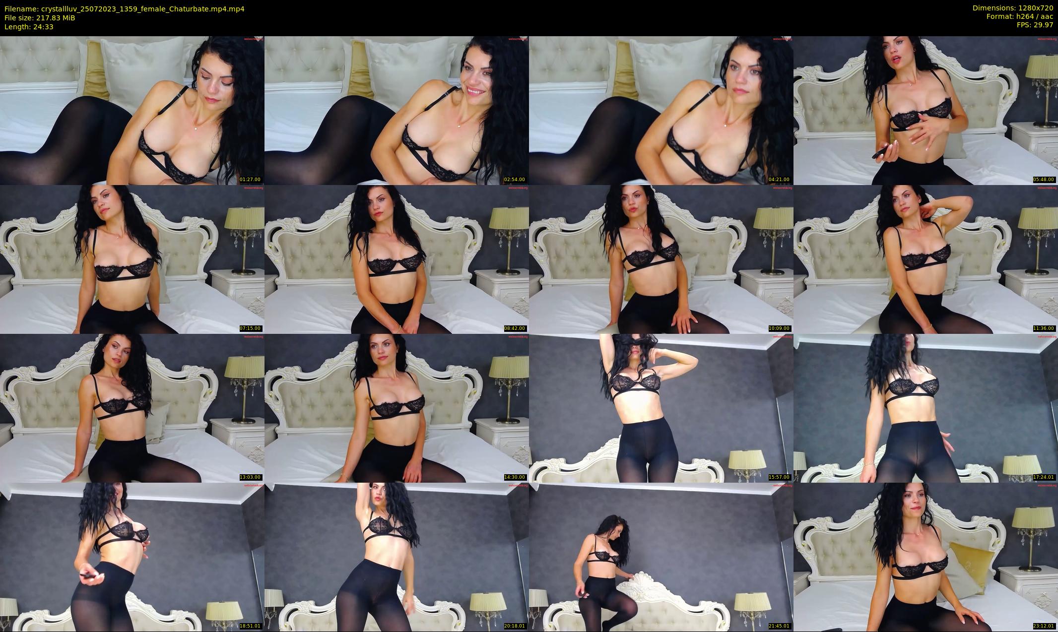 crystallluv — 25 minute Chaturbate female cam show recording, 720p, Jul 25, 2023