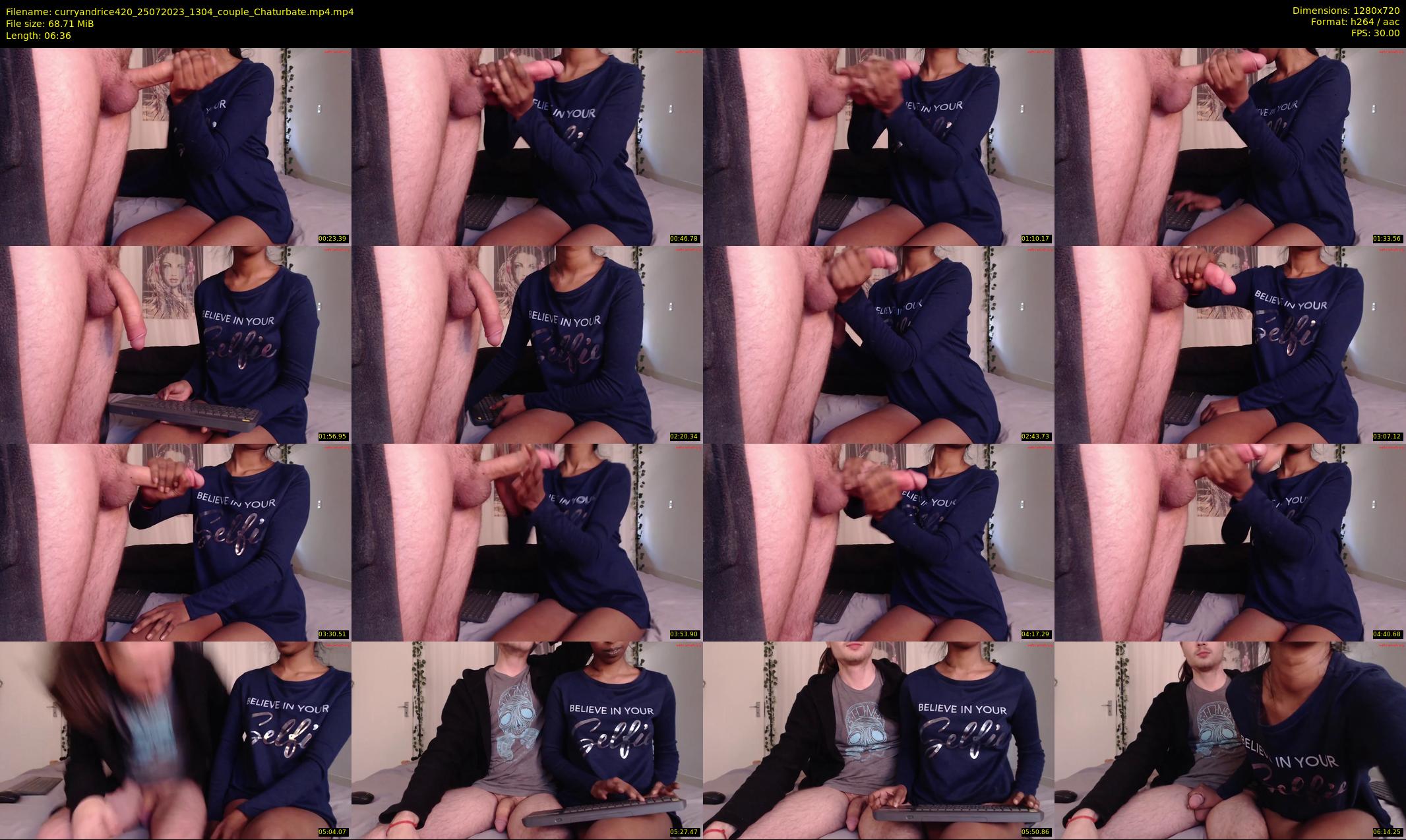 curryandrice420 — 7 minute Chaturbate couple cam show recording, 720p, Jul 25, 2023