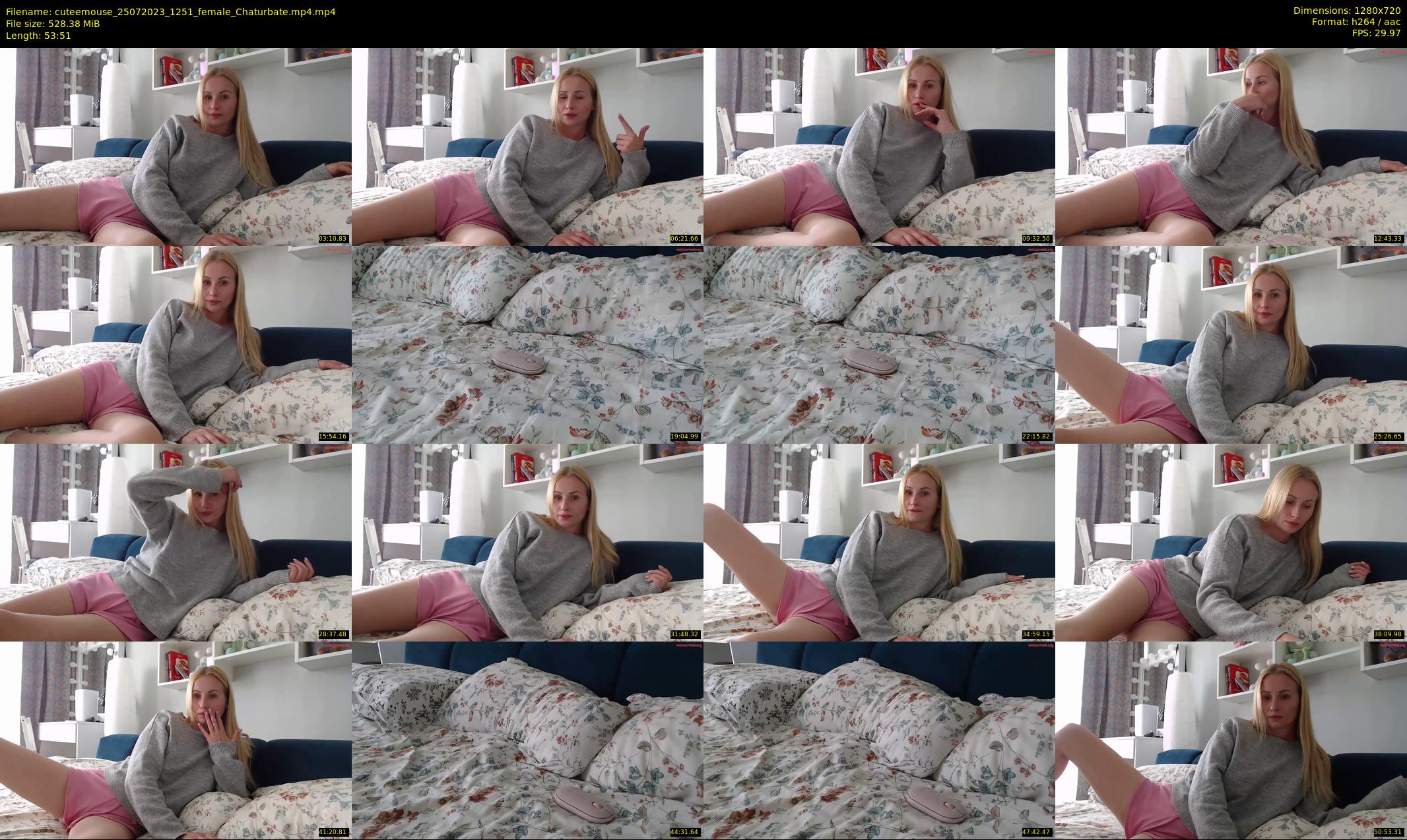 cuteemouse — 54 minute Chaturbate female cam show recording, 720p, Jul 25, 2023