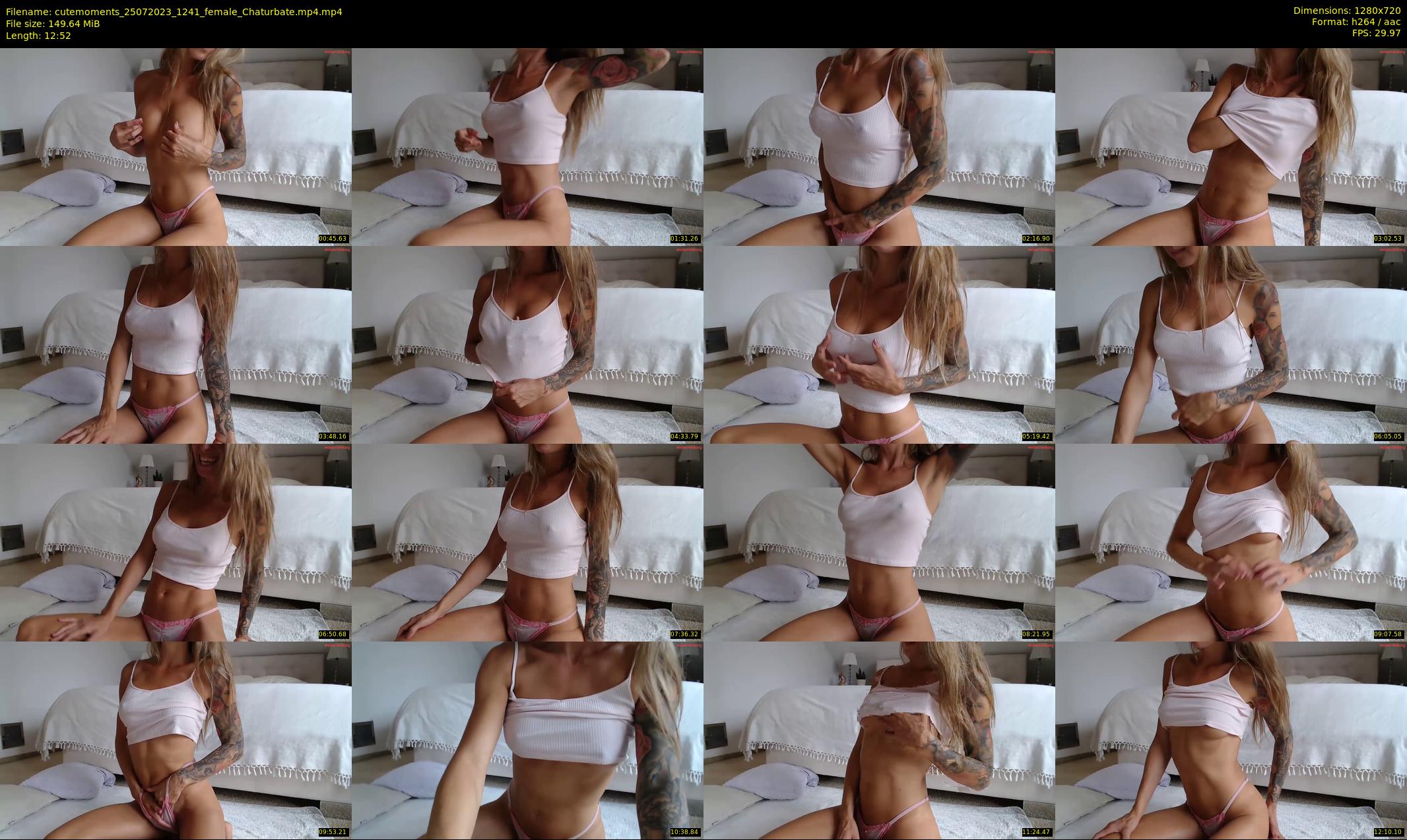 cutemoments — 13 minute Chaturbate female cam show recording, 720p, Jul 25, 2023