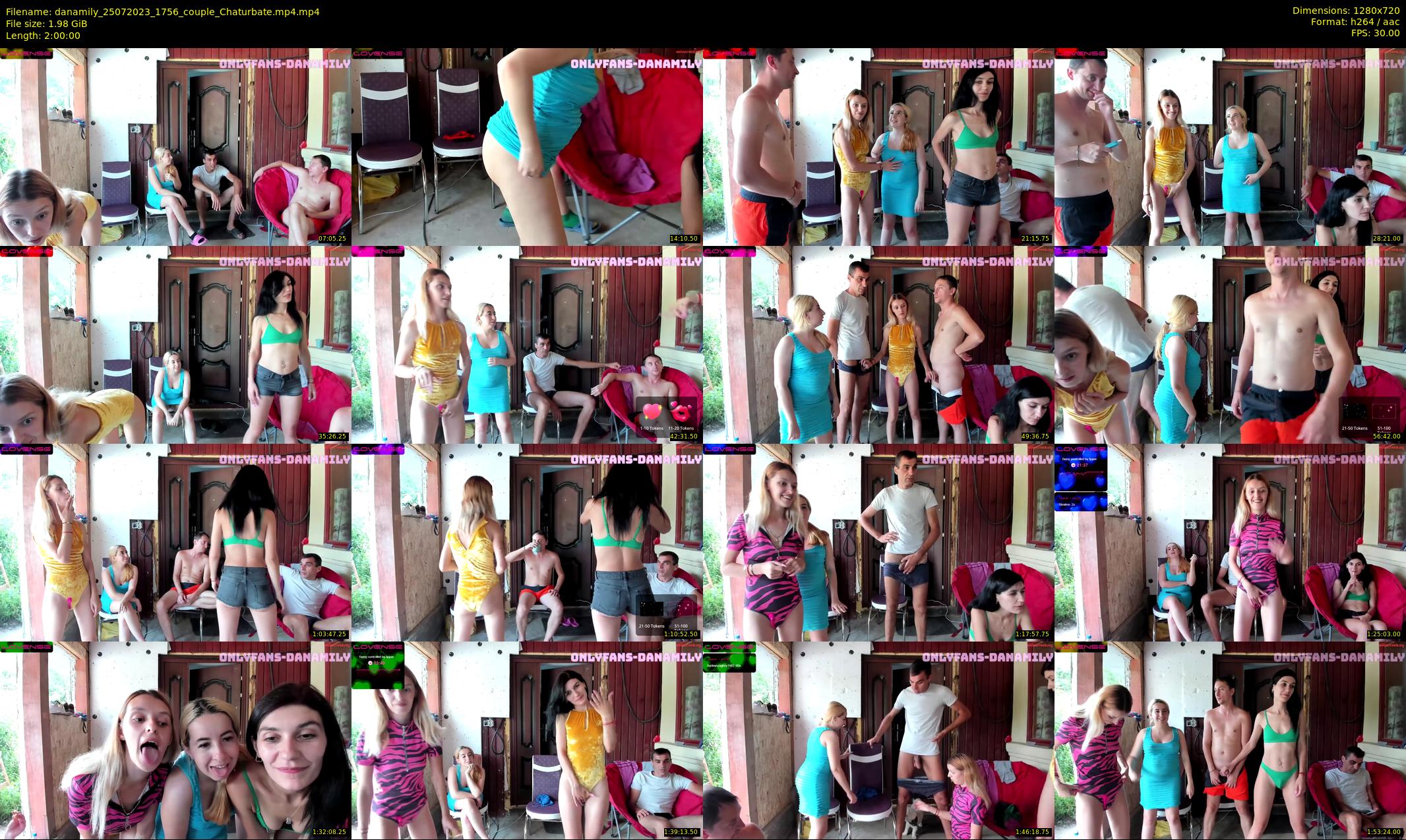 danamily — 120 minute Chaturbate female cam show recording, 720p, Jul 25, 2023
