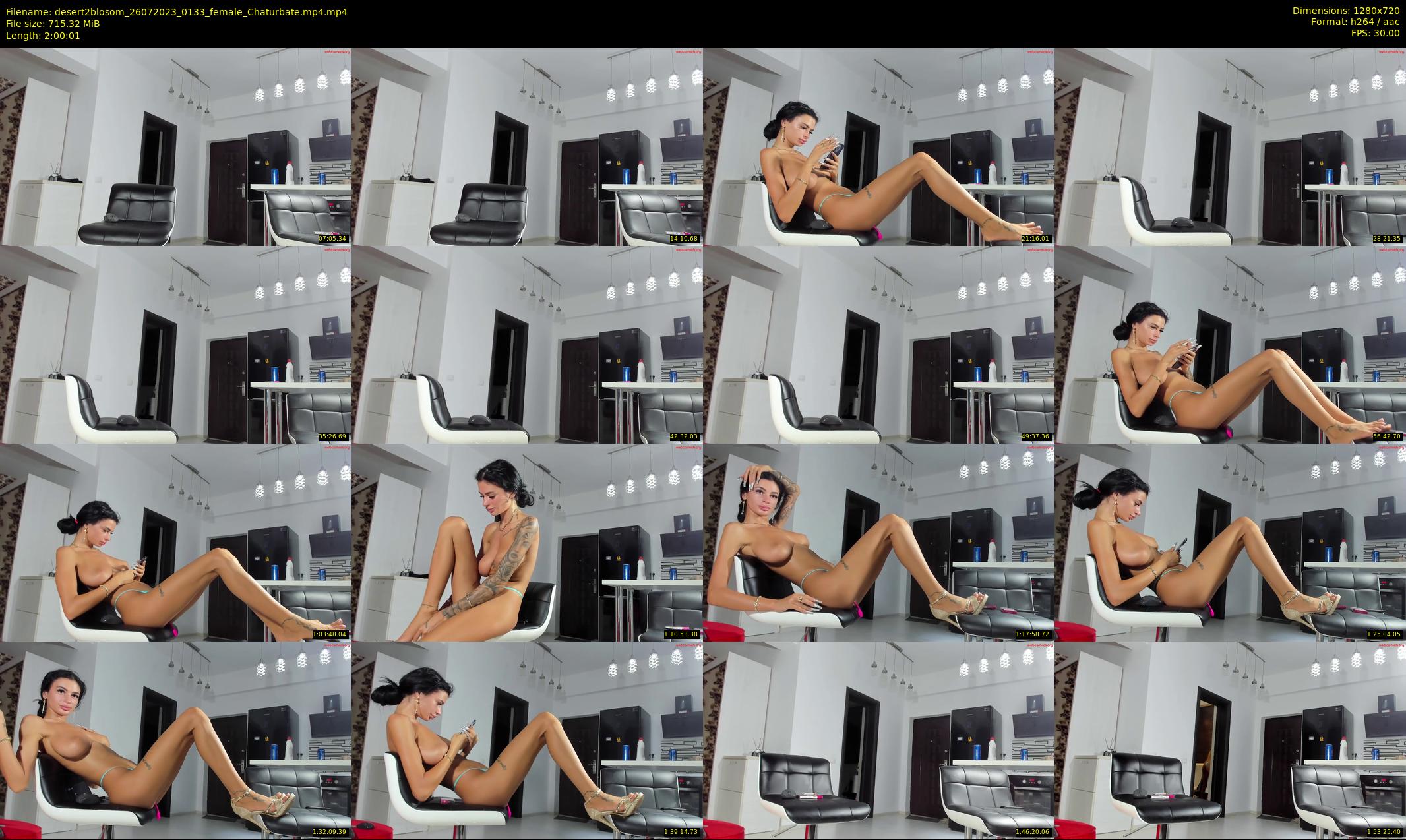 desert2blosom — 121 minute Chaturbate female cam show recording, 720p, Jul 26, 2023