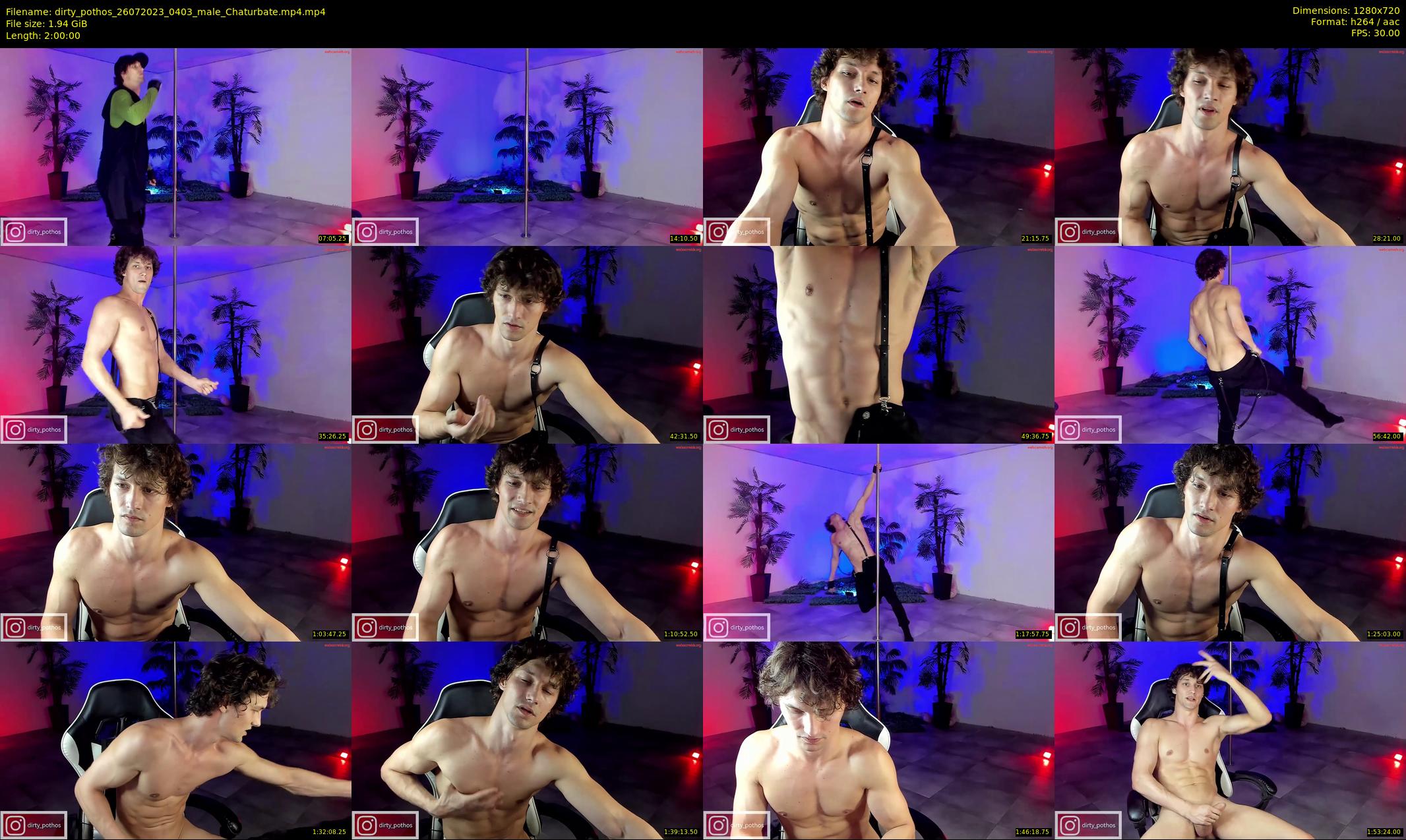 dirty_pothos — 120 minute Chaturbate male cam show recording, 720p, Jul 26, 2023