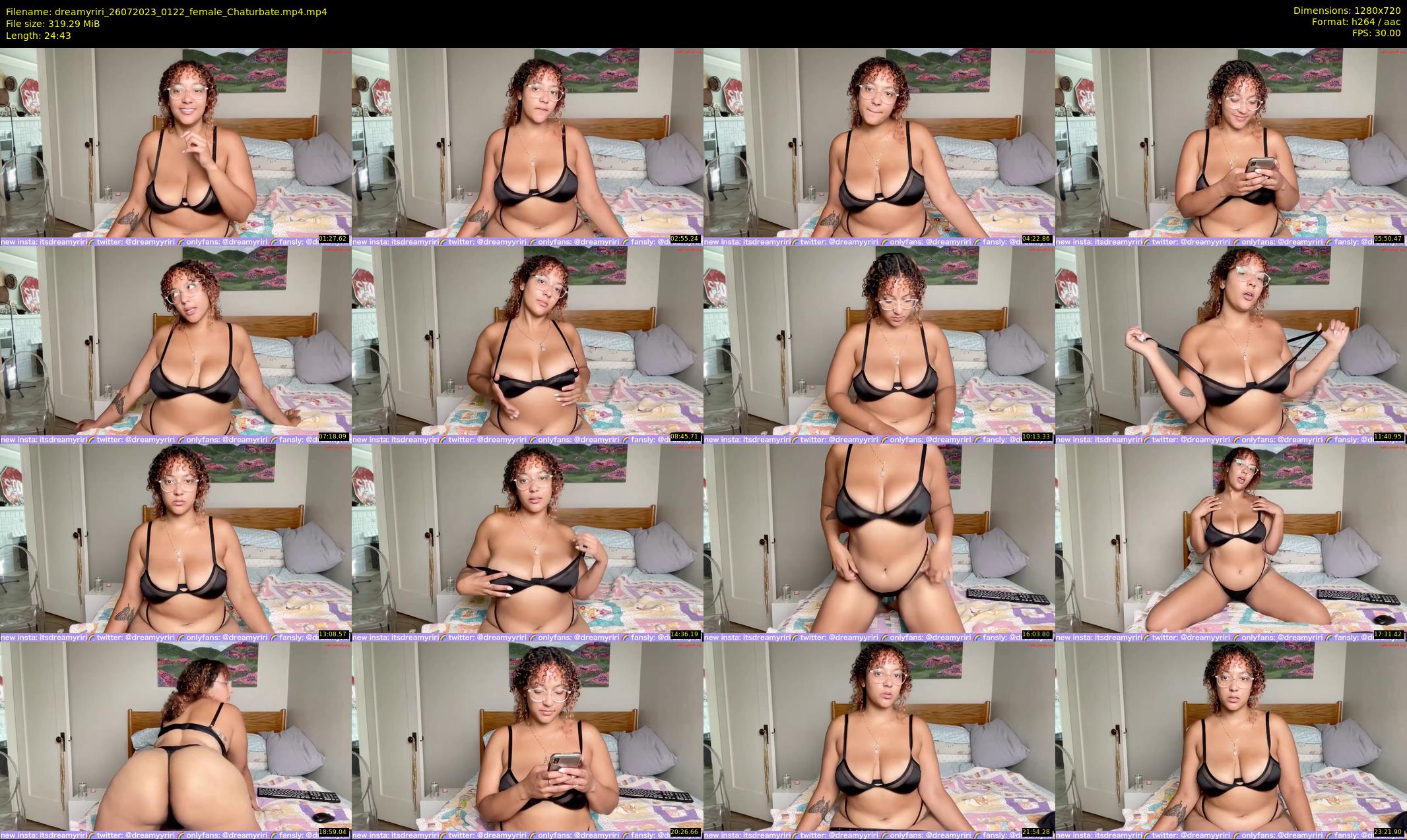 dreamyriri — 25 minute Chaturbate female cam show recording, 720p, Jul 26, 2023
