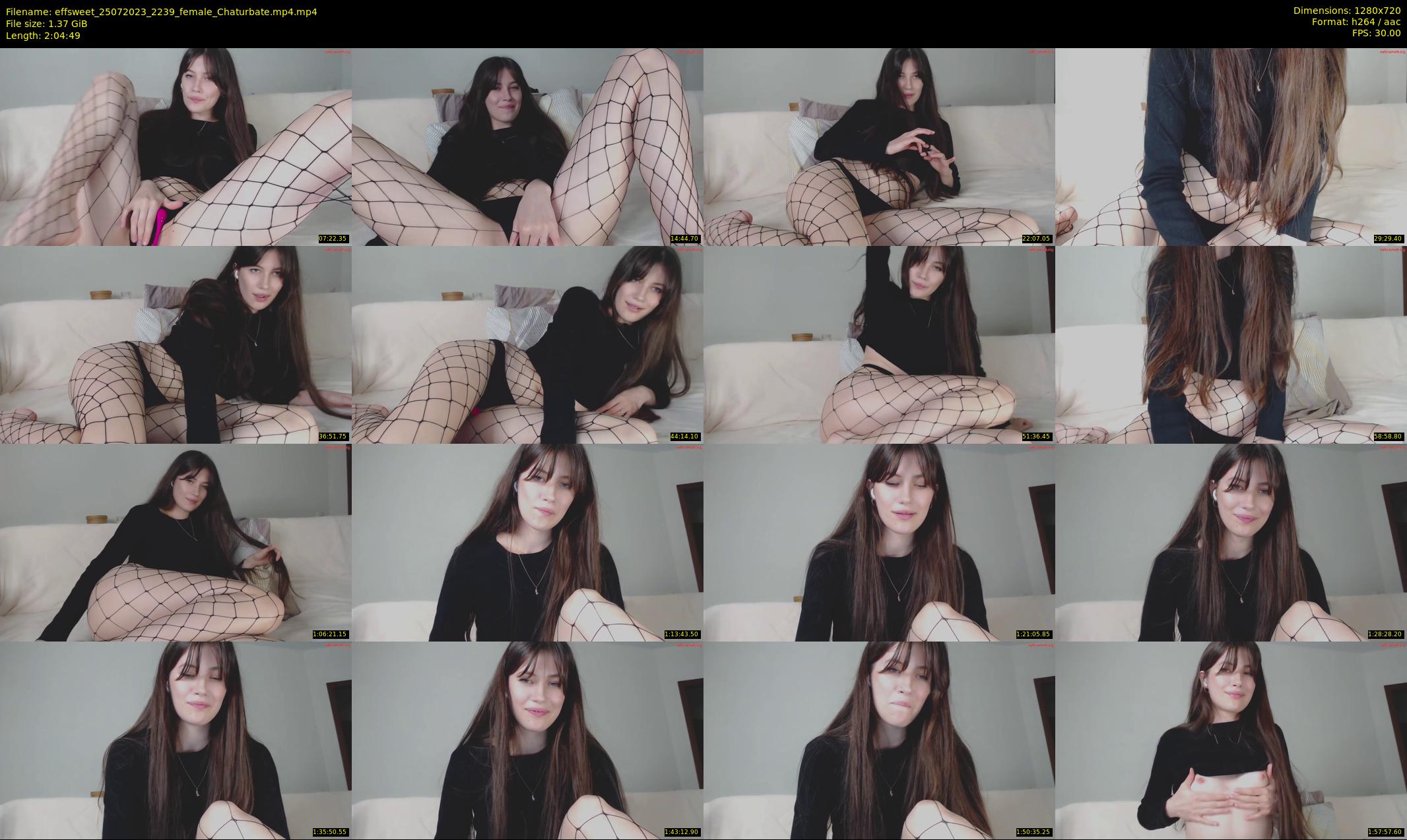 effsweet — 125 minute Chaturbate female cam show recording, 720p, Jul 25, 2023