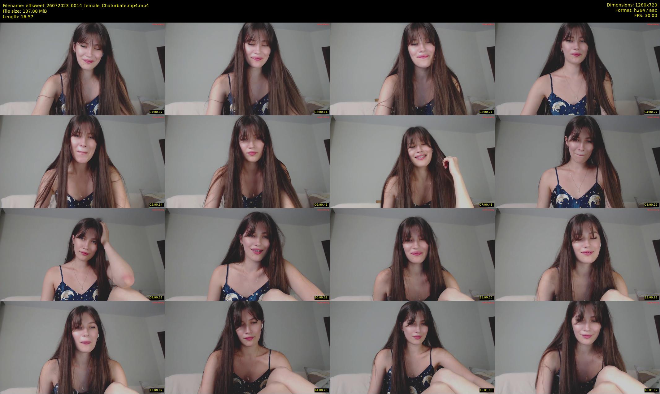 effsweet — 17 minute Chaturbate female cam show recording, 720p, Jul 26, 2023