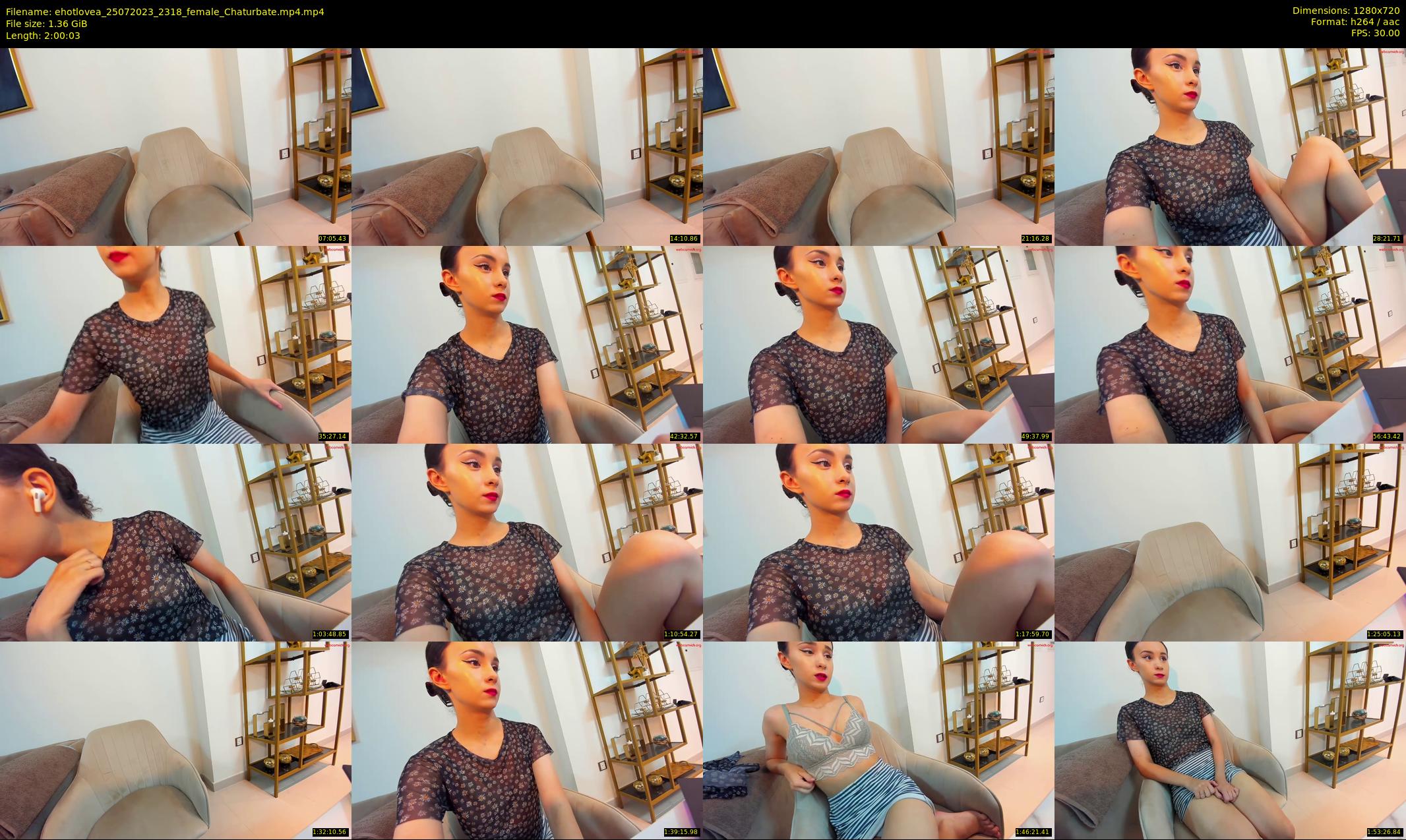 ehotlovea — 121 minute Chaturbate female cam show recording, 720p, Jul 25, 2023