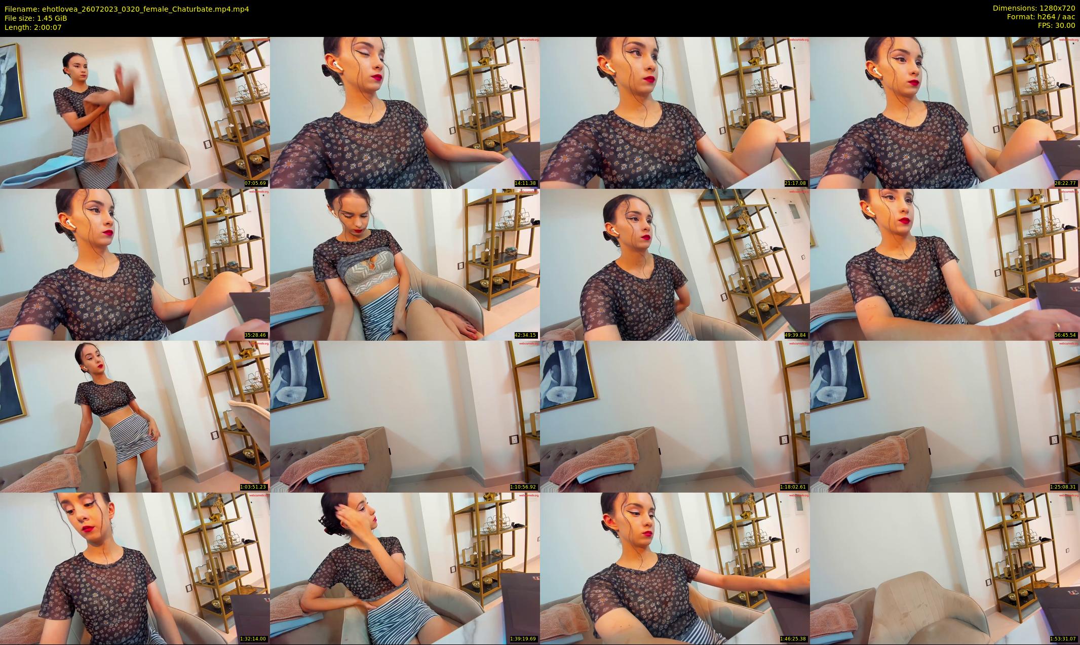 ehotlovea — 121 minute Chaturbate female cam show recording, 720p, Jul 26, 2023