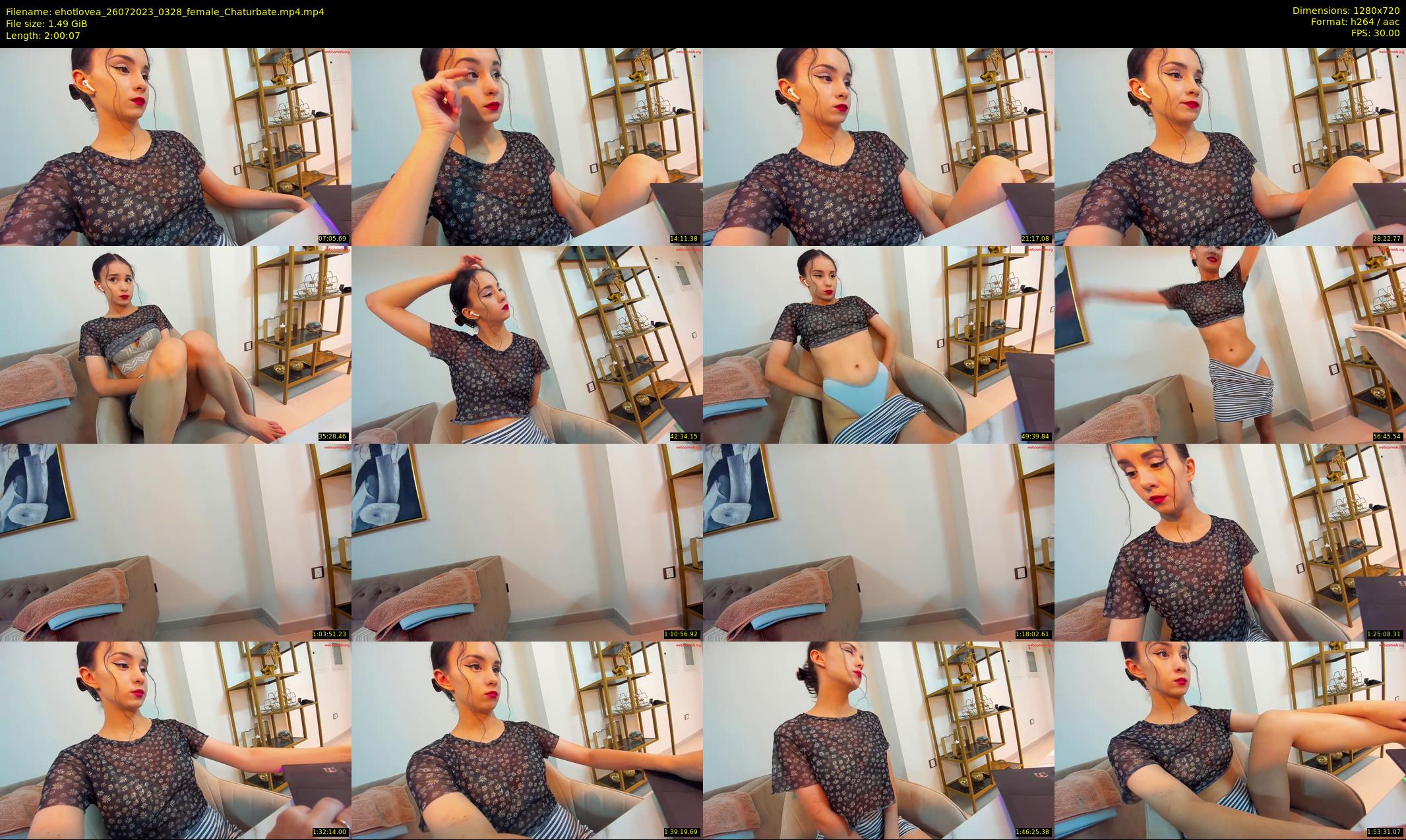 ehotlovea — 121 minute Chaturbate female cam show recording, 720p, Jul 26, 2023