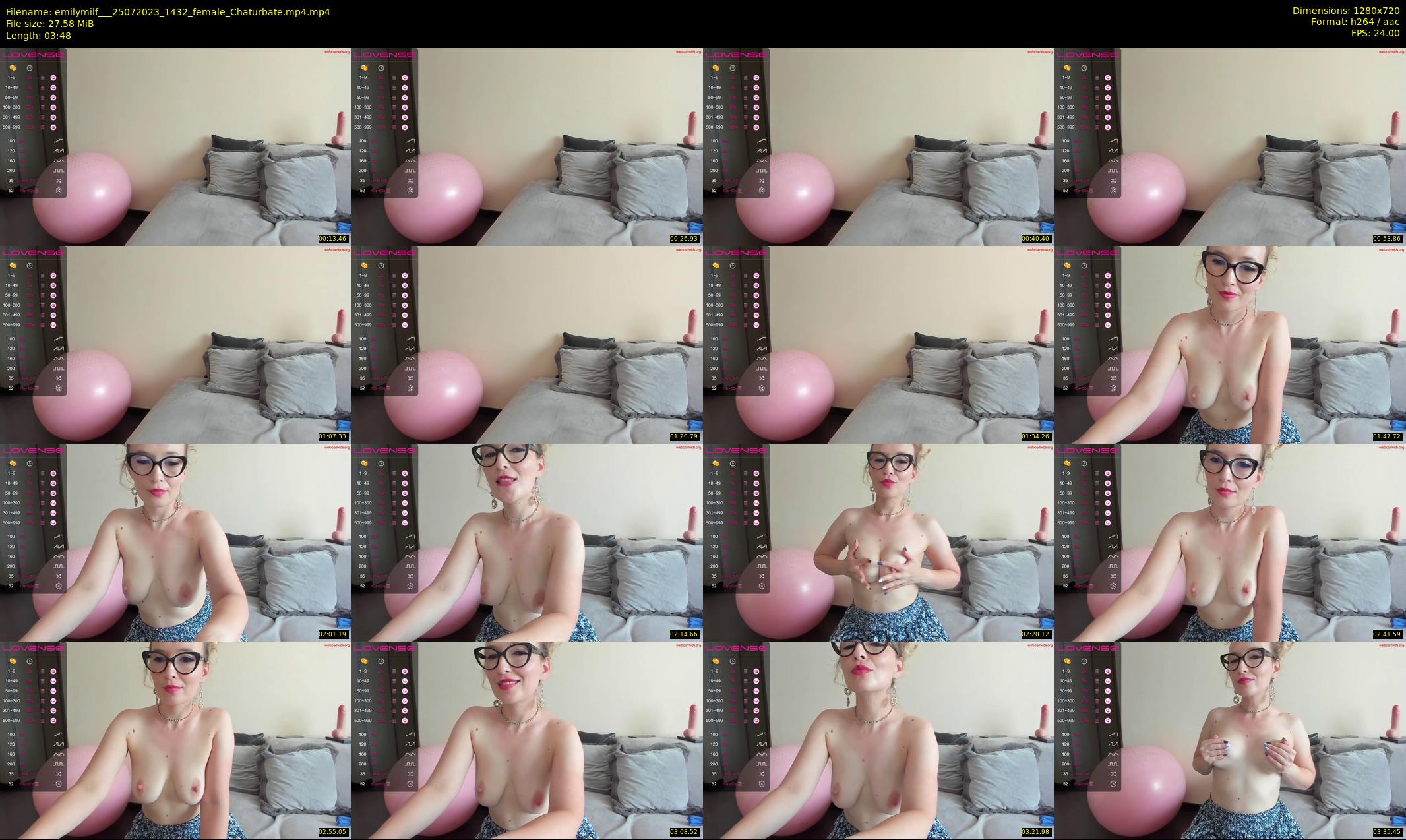 emilymilf__ — 4 minute Chaturbate female cam show recording, 720p, Jul 25, 2023