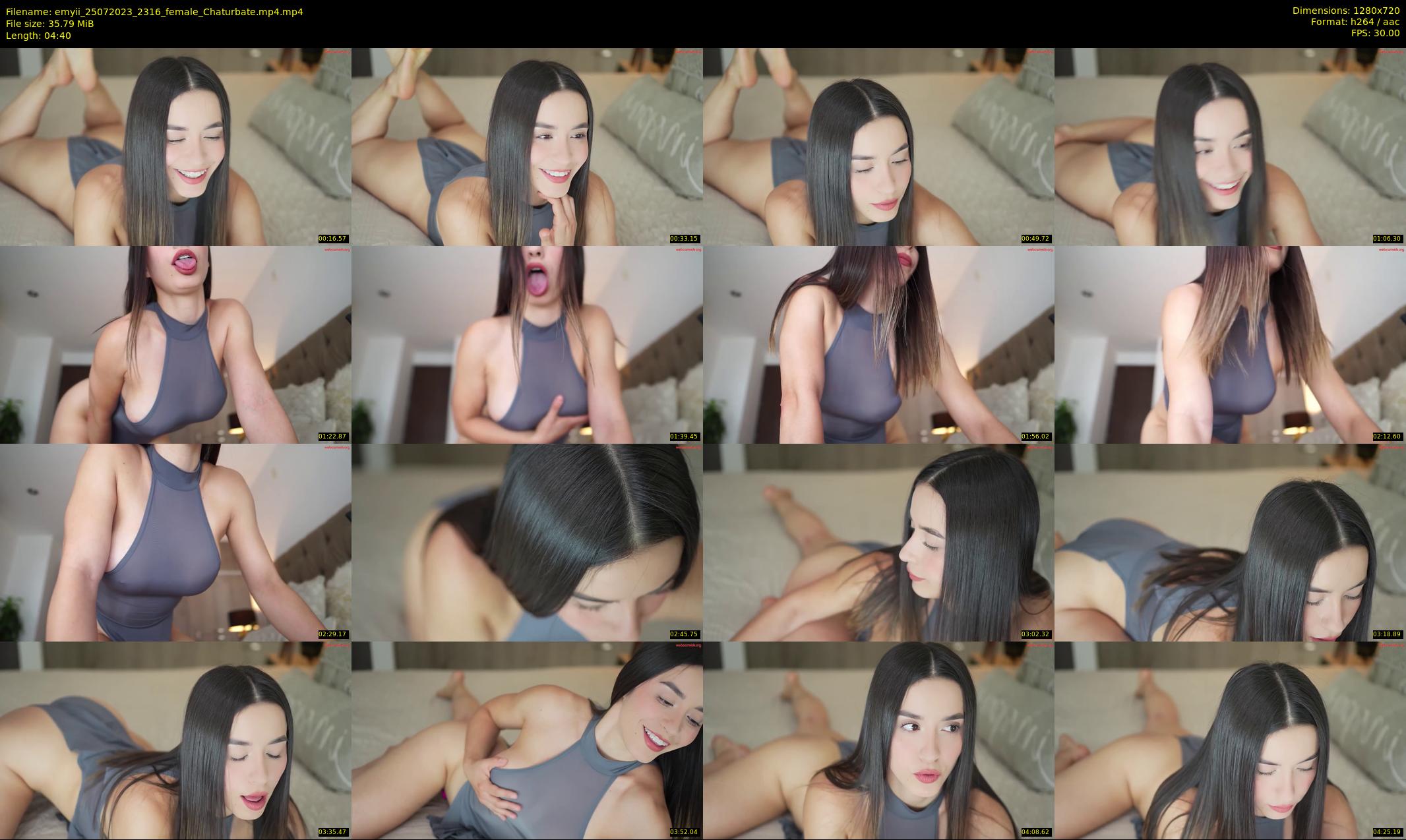 emyii — 5 minute Chaturbate female cam show recording, 720p, Jul 25, 2023