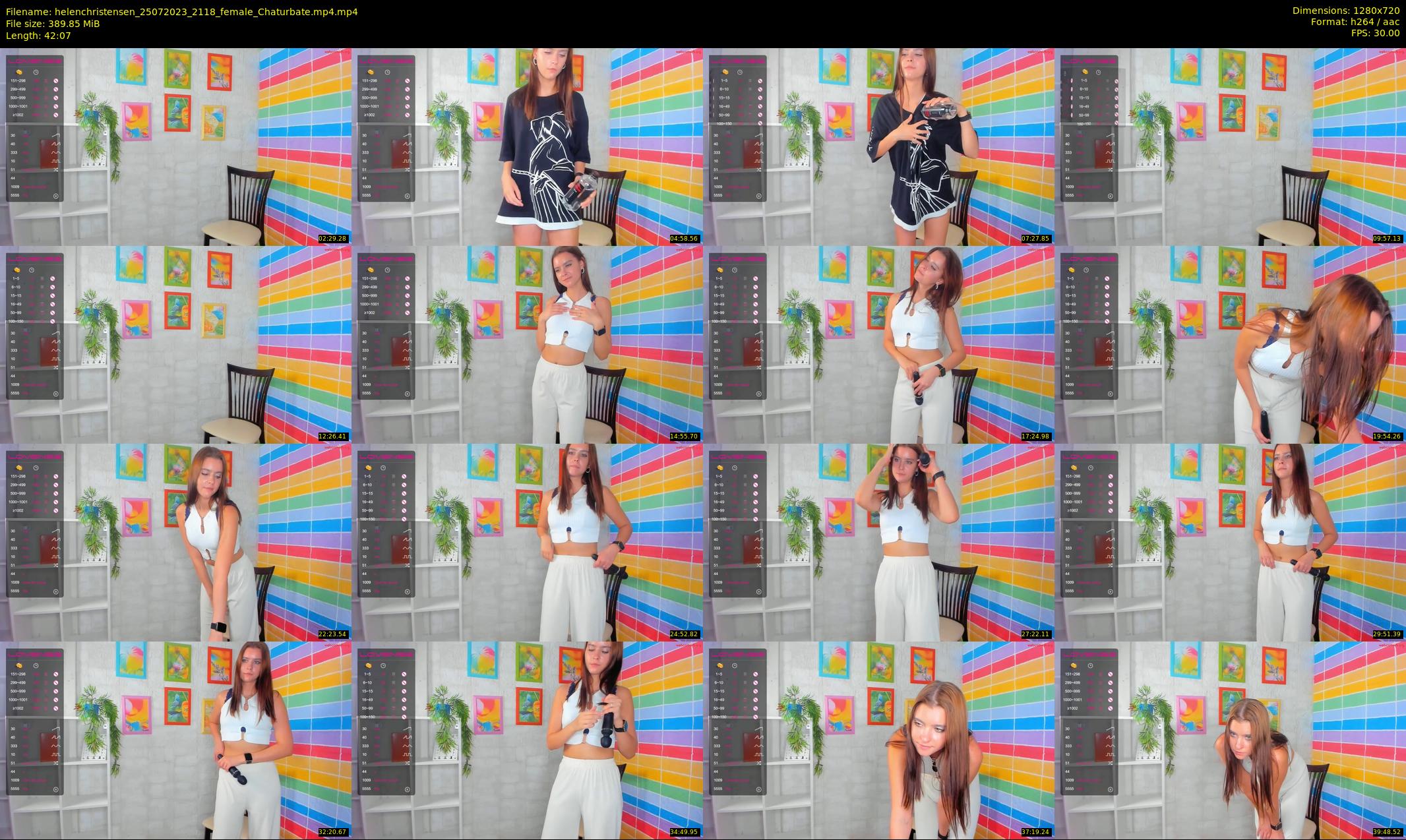 helenchristensen — 43 minute Chaturbate female cam show recording, 720p, Jul 25, 2023