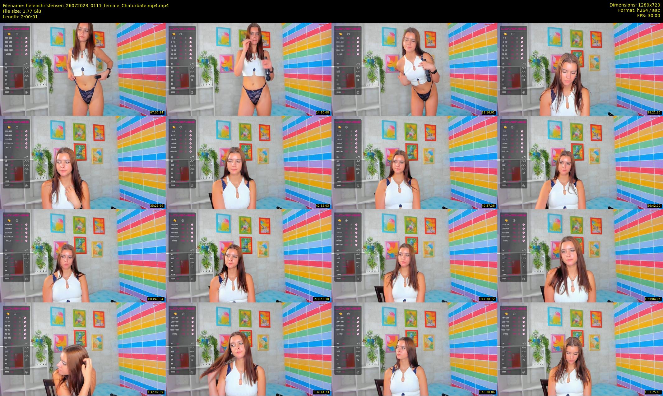 helenchristensen — 121 minute Chaturbate female cam show recording, 720p, Jul 26, 2023