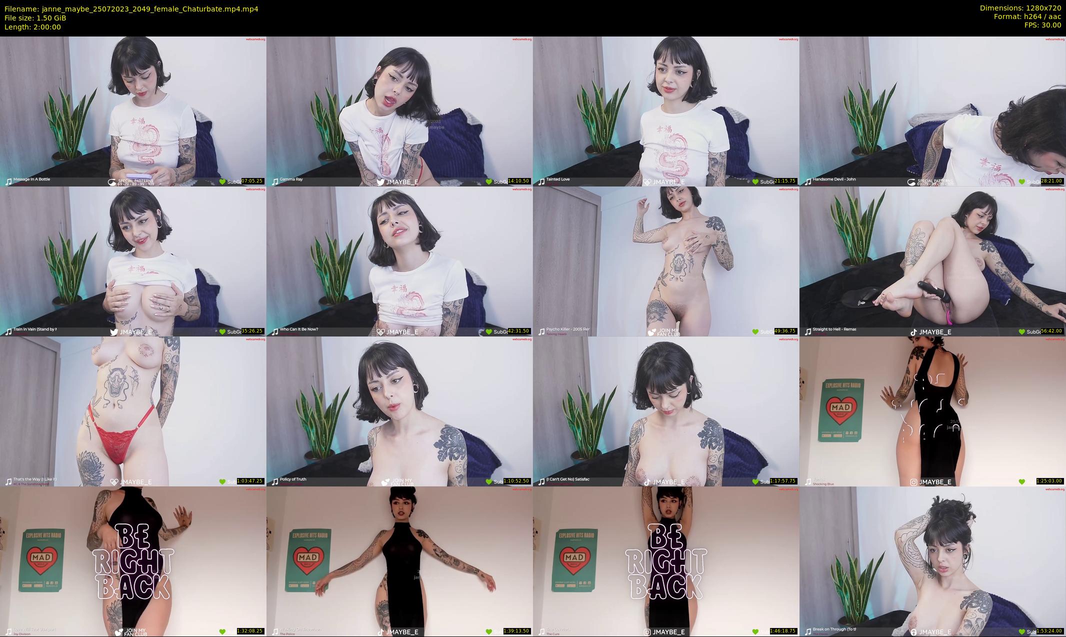 janne_maybe — 120 minute Chaturbate female cam show recording, 720p, Jul 25, 2023