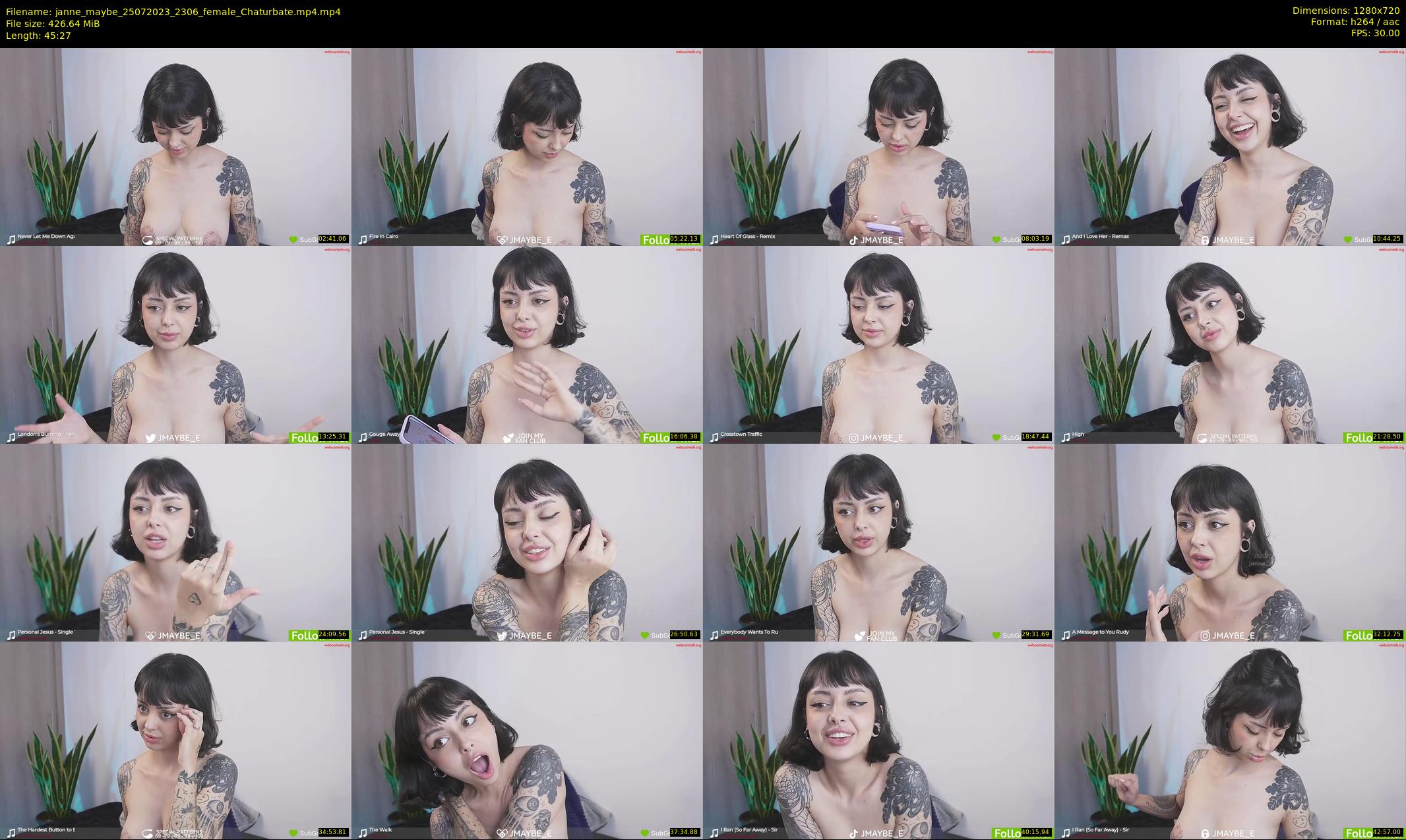 janne_maybe — 46 minute Chaturbate female cam show recording, 720p, Jul 25, 2023
