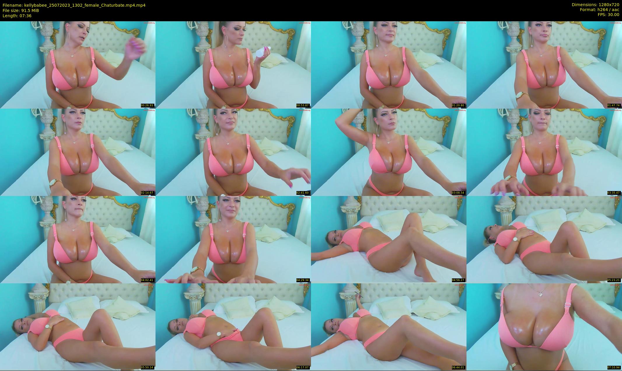 kellybabee — 8 minute Chaturbate female cam show recording, 720p, Jul 25, 2023