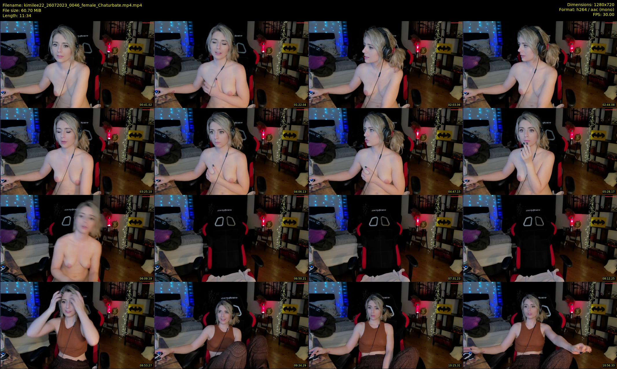 kimilee22 — 12 minute Chaturbate female cam show recording, 720p, Jul 26, 2023