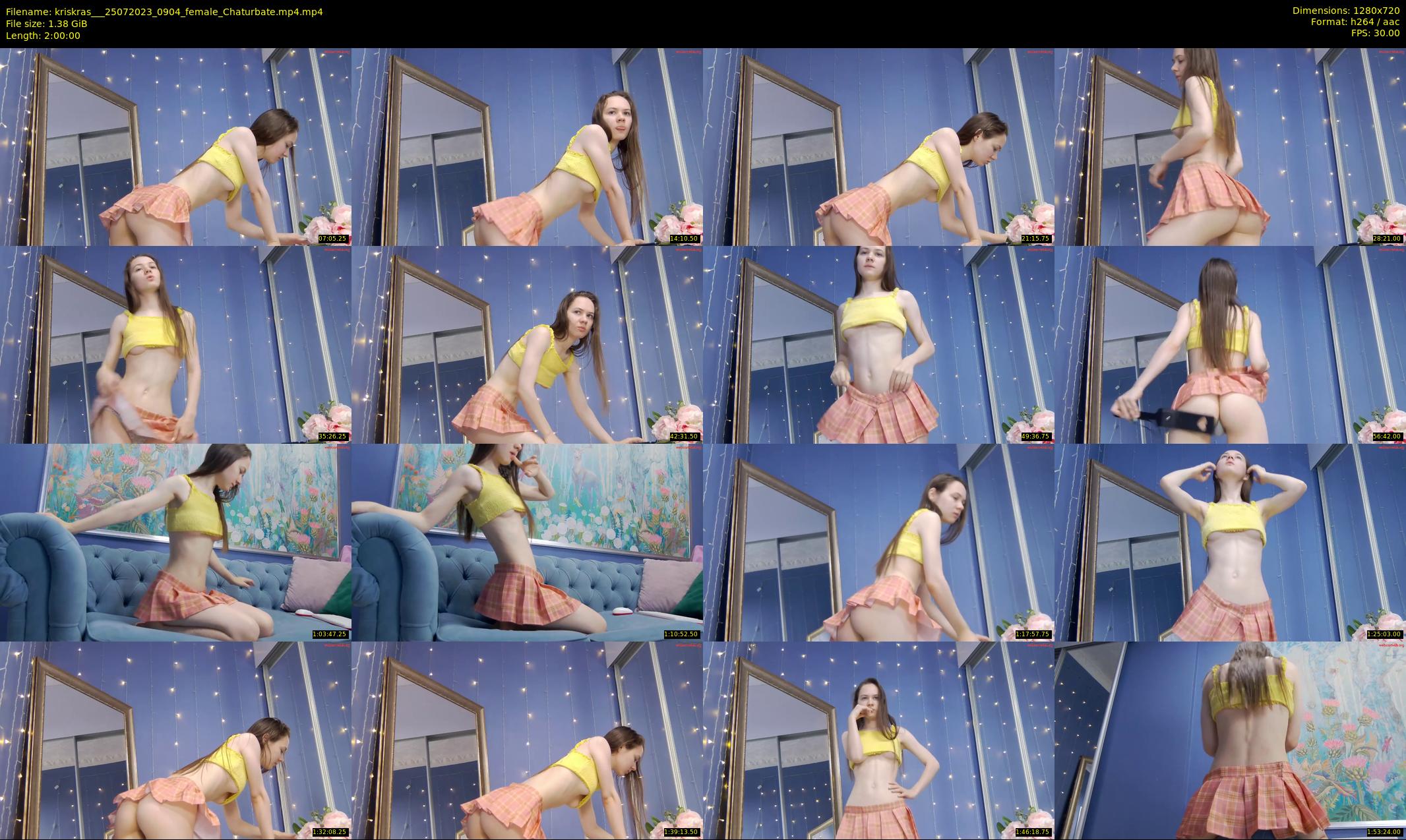 kriskras__ — 120 minute Chaturbate female cam show recording, 720p, Jul 25, 2023