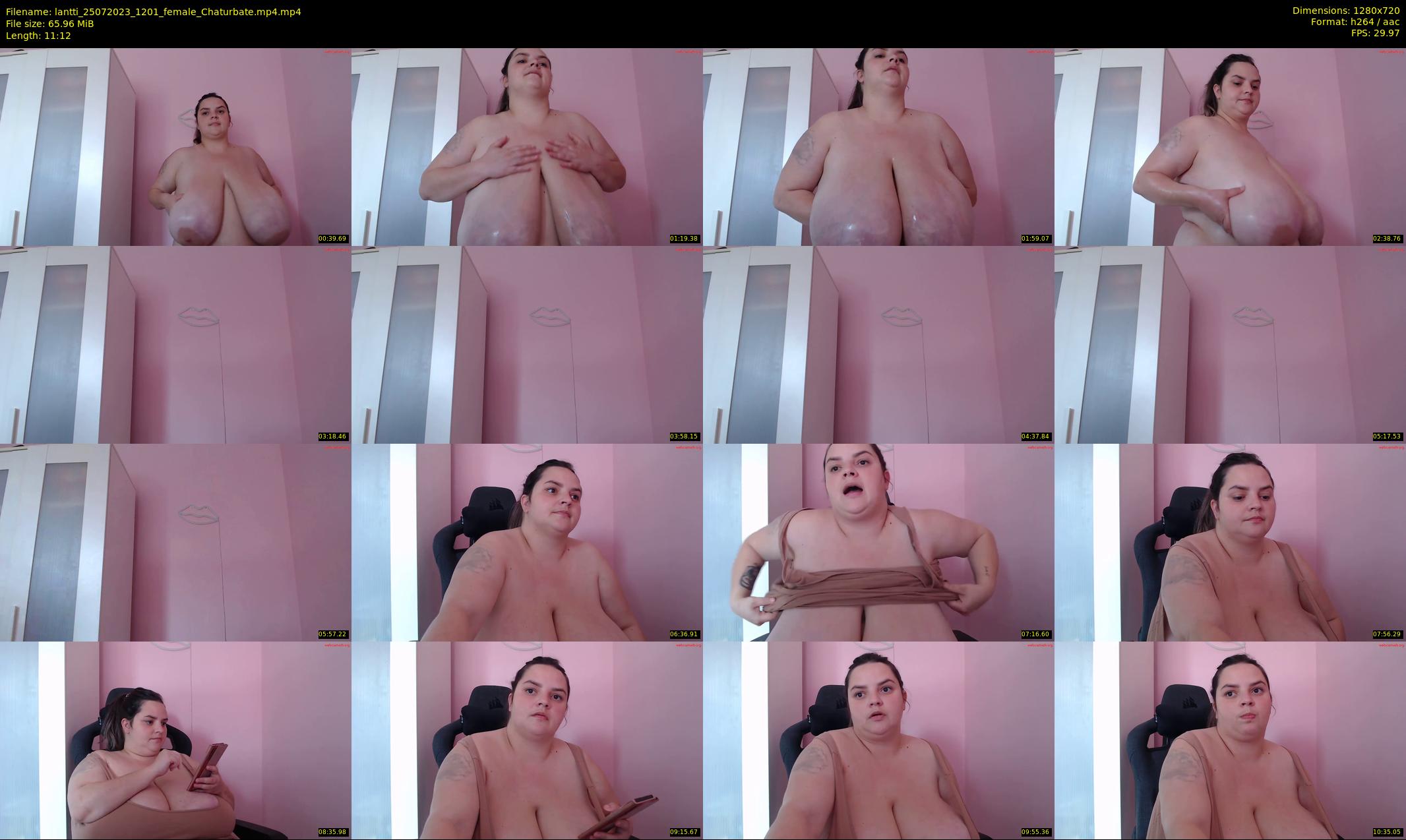 lantti — 12 minute Chaturbate female cam show recording, 720p, Jul 25, 2023