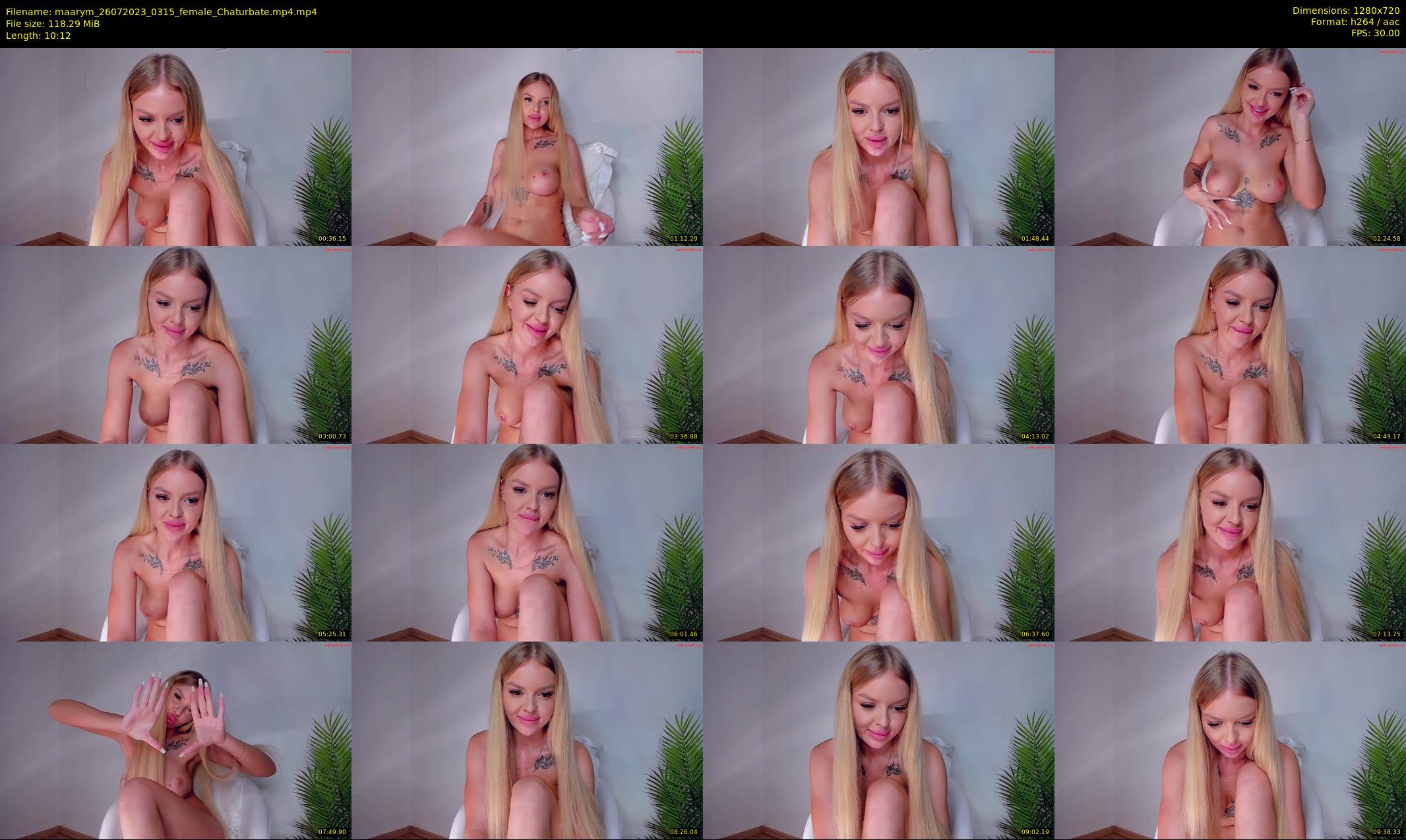 maarym — 11 minute Chaturbate couple cam show recording, 720p, Jul 26, 2023