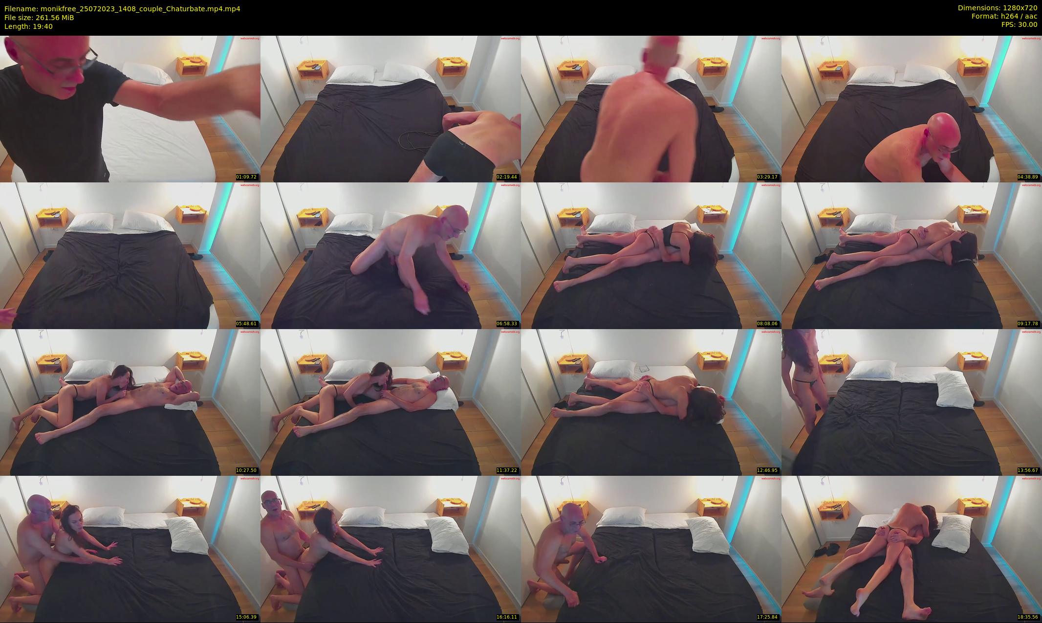 monikfree — 20 minute Chaturbate couple cam show recording, 720p, Jul 25, 2023
