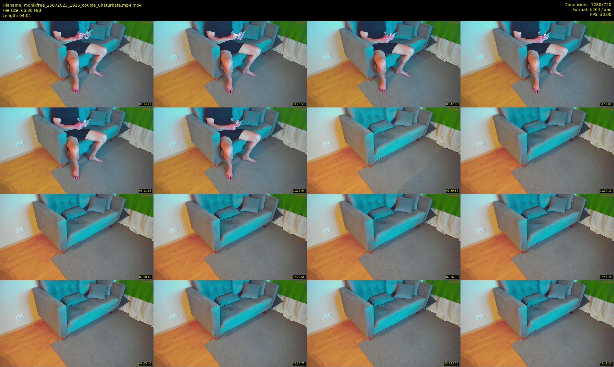 monikfree — 5 minute Chaturbate couple cam show recording, 720p, Jul 25, 2023
