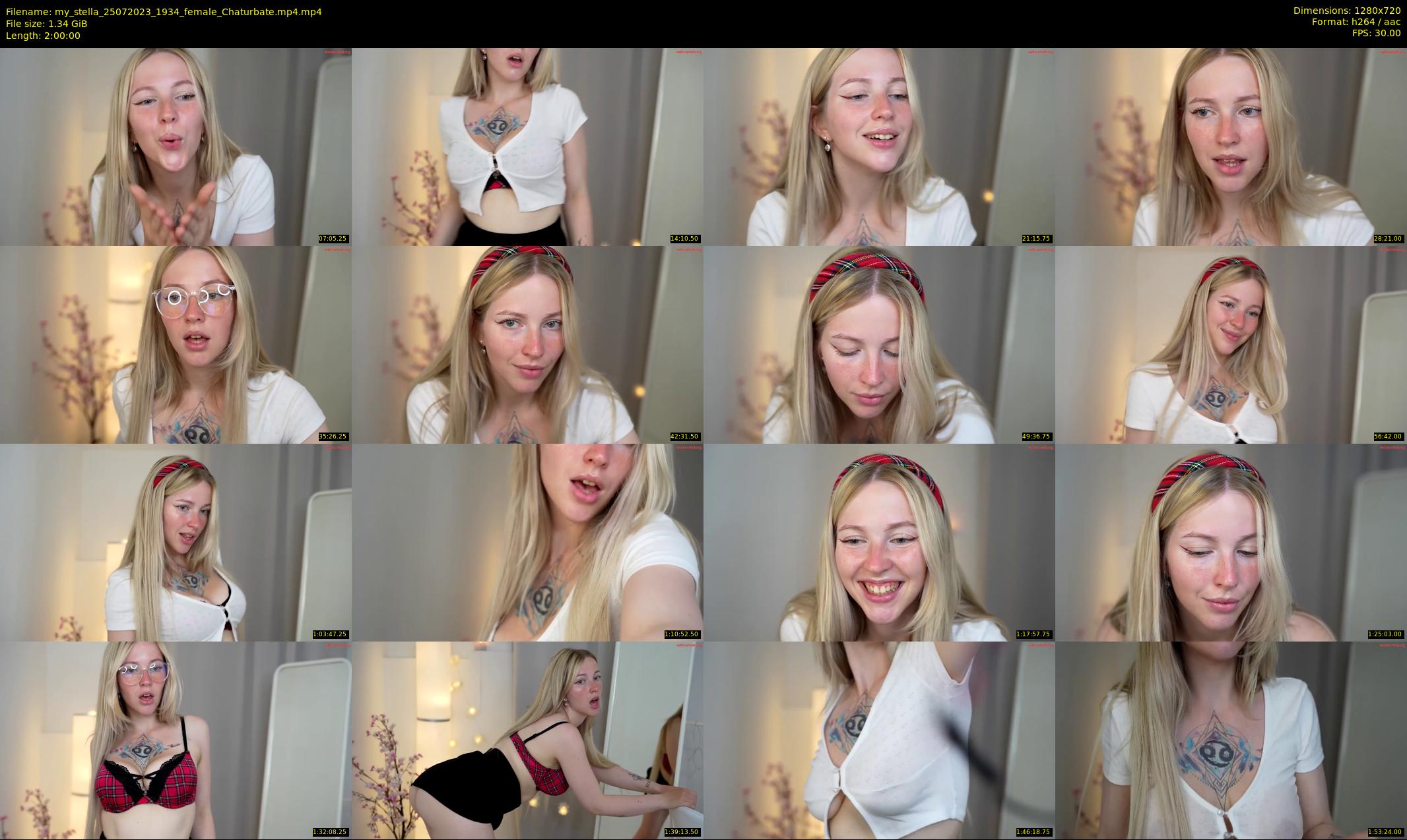 my_stella — 120 minute Chaturbate female cam show recording, 720p, Jul 25, 2023