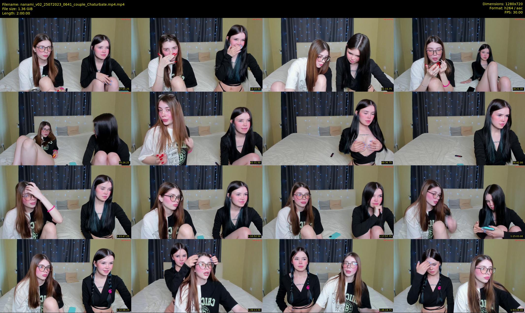 nanami_v02 — 120 minute Chaturbate couple cam show recording, 720p, Jul 25, 2023