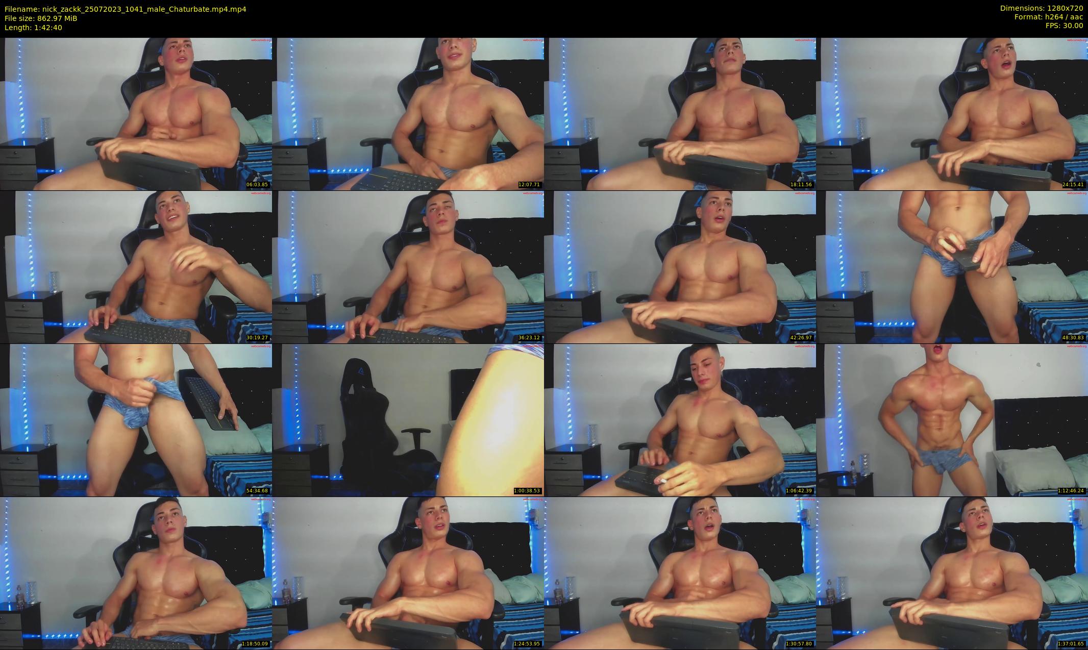 nick_zackk — 103 minute Chaturbate male cam show recording, 720p, Jul 25, 2023