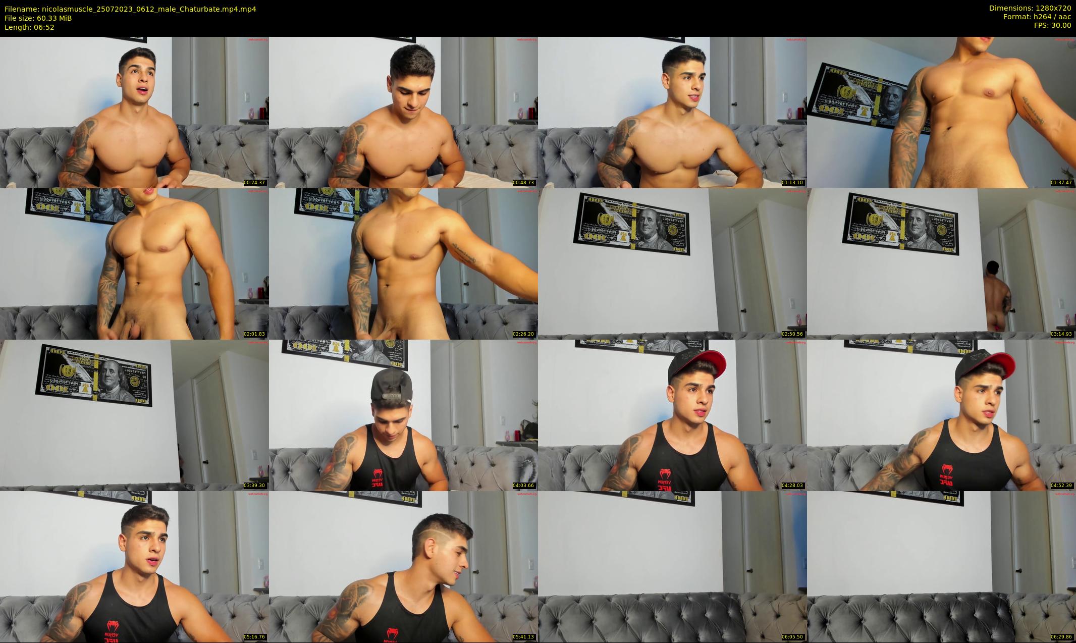 nicolasmuscle — 7 minute Chaturbate male cam show recording, 720p, Jul 25, 2023