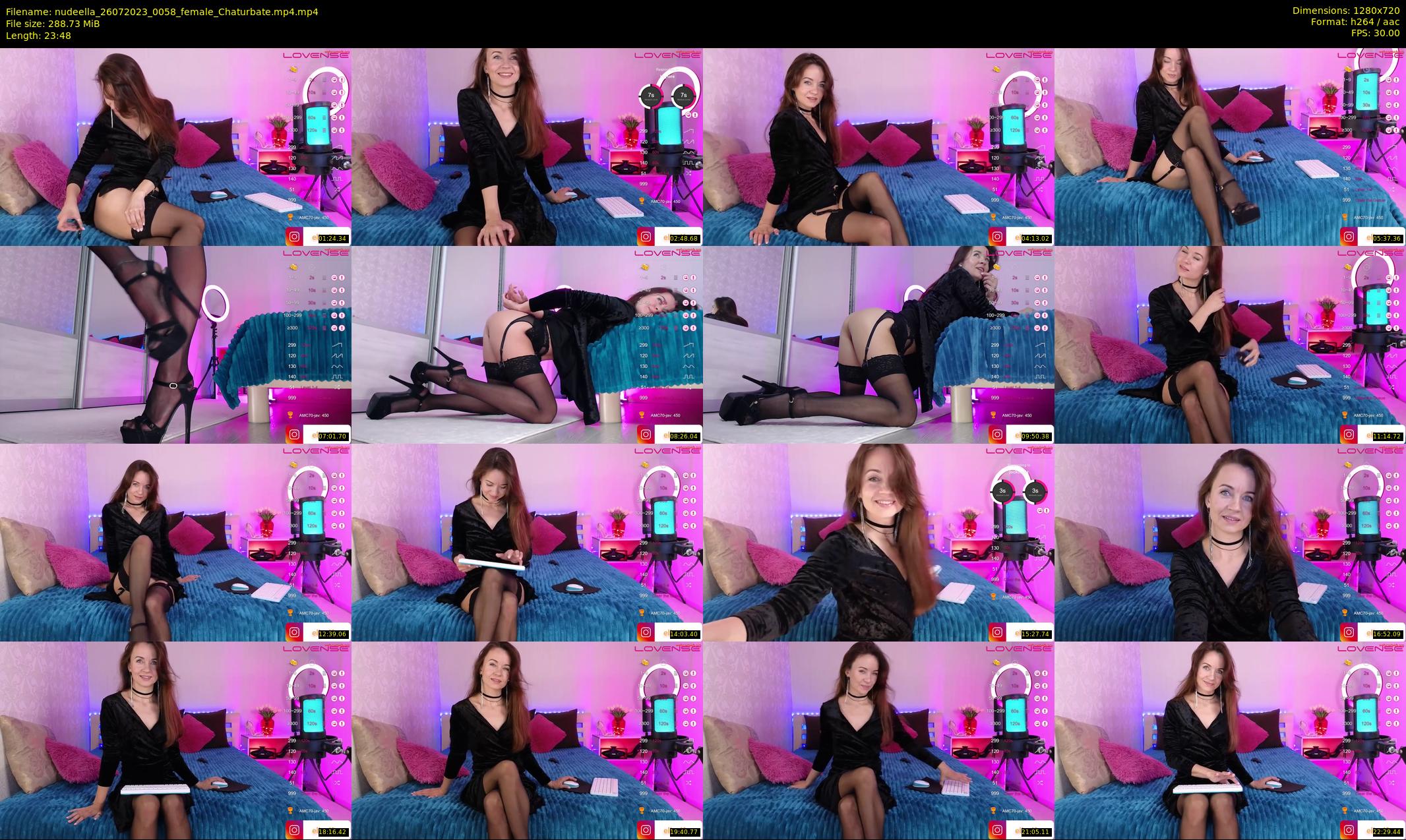 nudeella — 24 minute Chaturbate female cam show recording, 720p, Jul 26, 2023