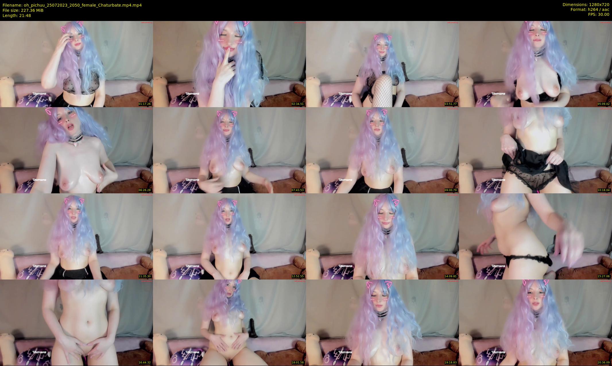 oh_pichuu — 22 minute Chaturbate female cam show recording, 720p, Jul 25, 2023