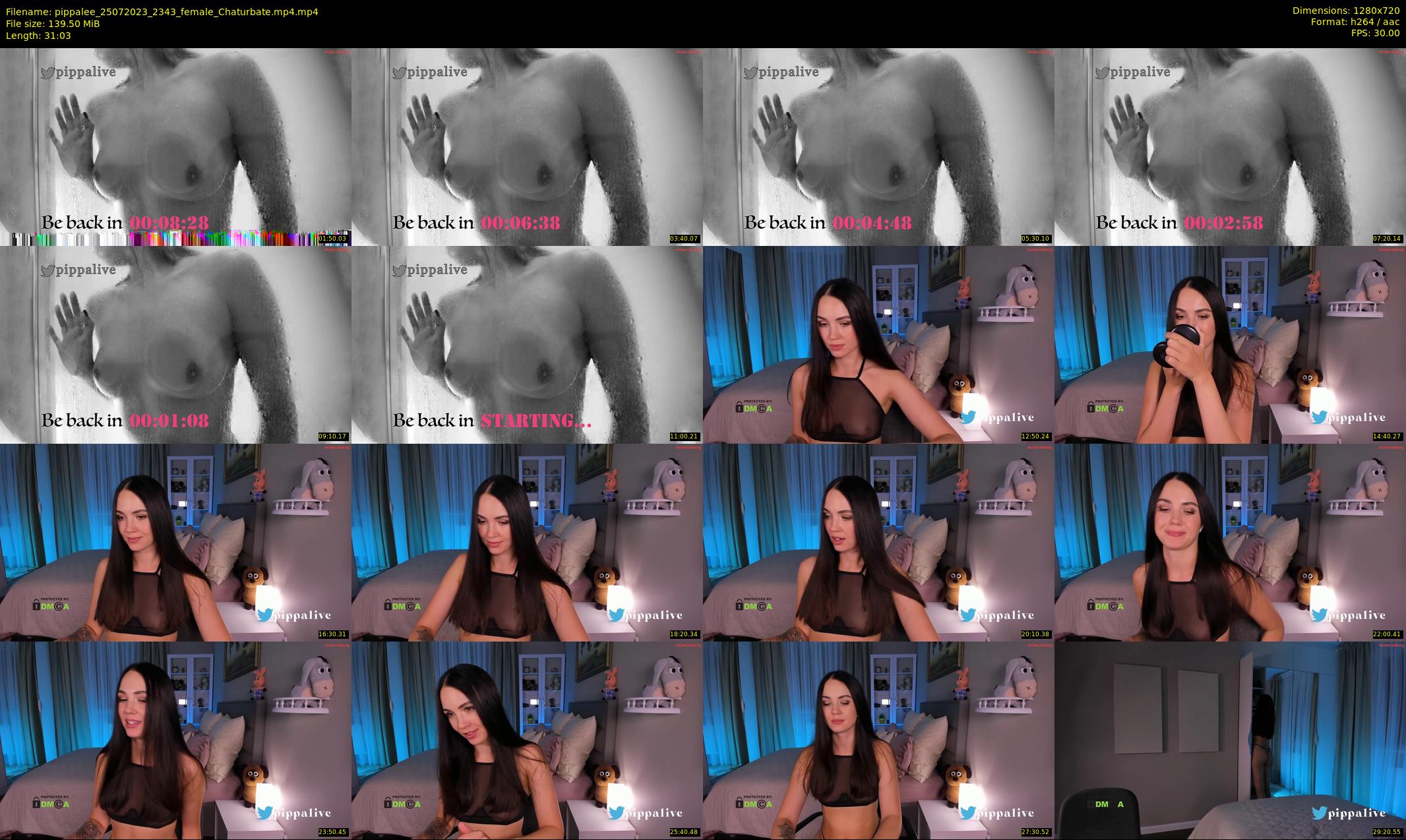 pippalee — 32 minute Chaturbate female cam show recording, 720p, Jul 25, 2023
