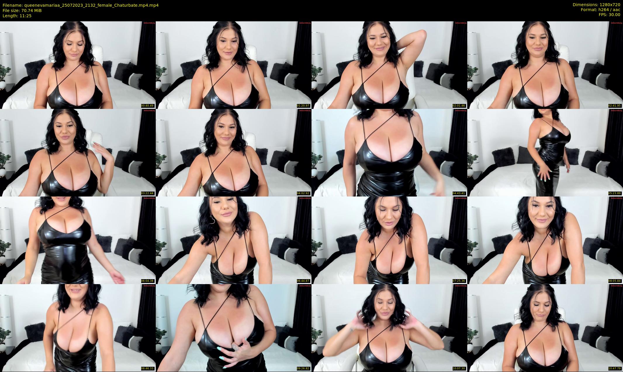 queenevamariaa — 12 minute Chaturbate female cam show recording, 720p, Jul 25, 2023