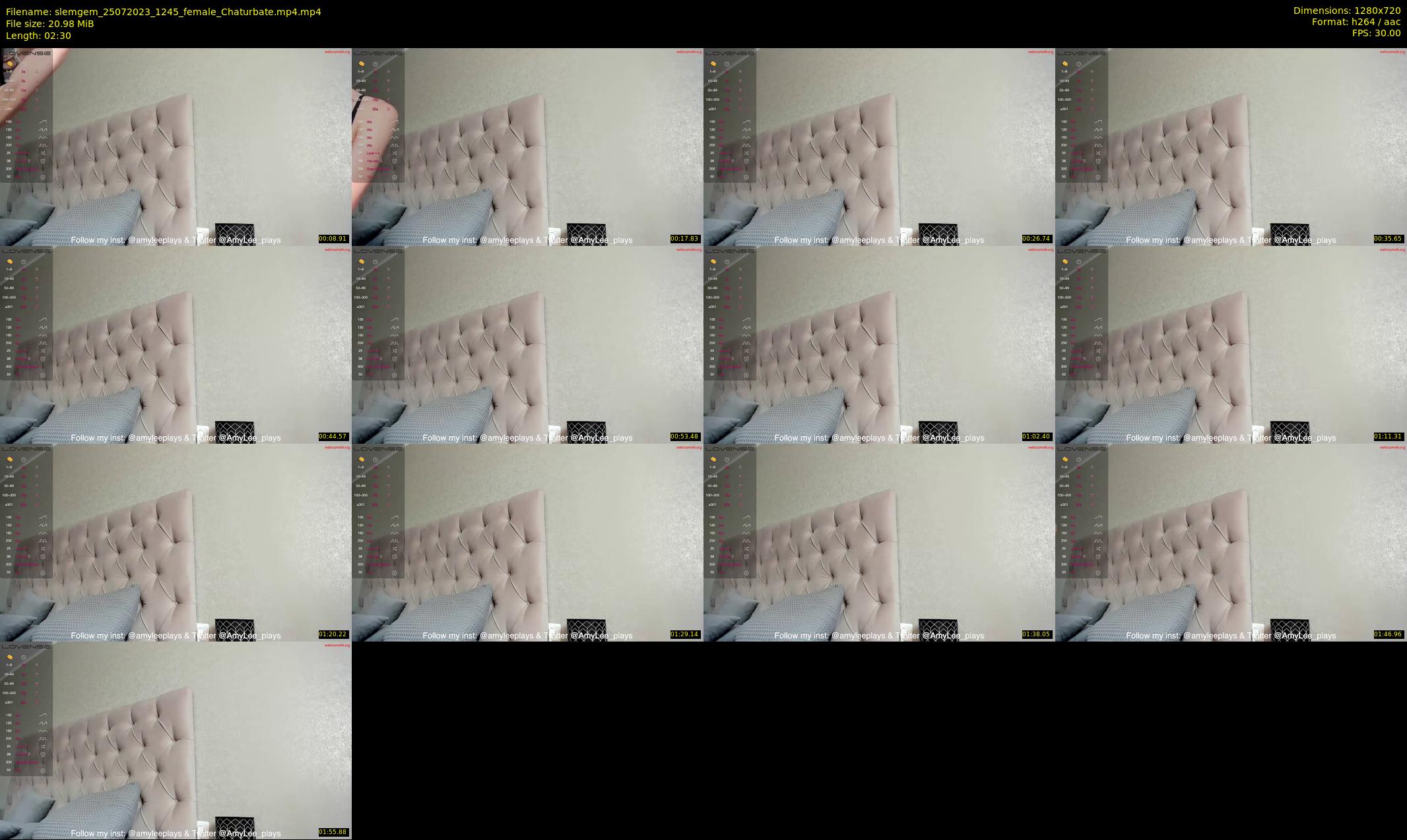 slemgem — 3 minute Chaturbate couple cam show recording, 720p, Jul 25, 2023