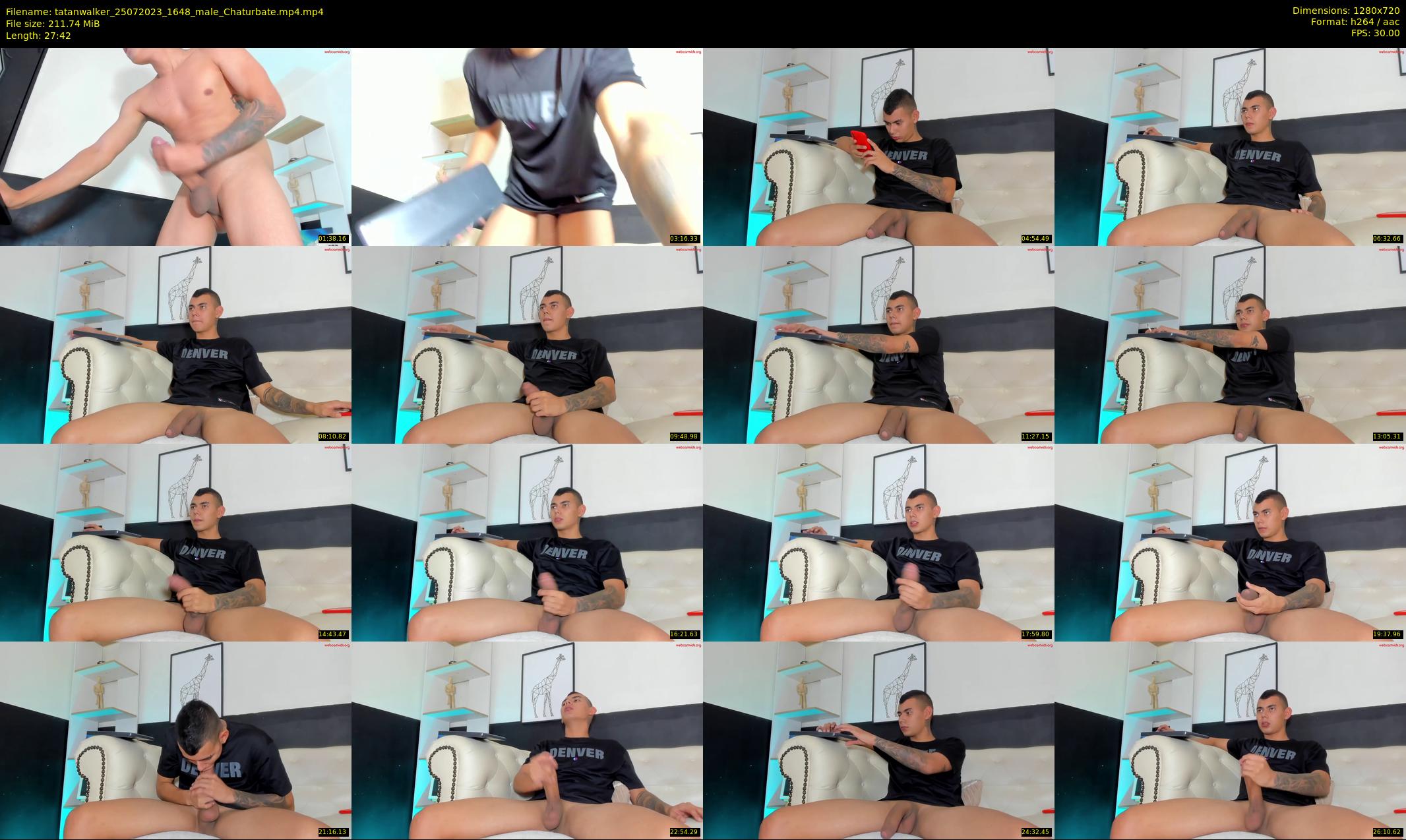 tatanwalker — 28 minute Chaturbate male cam show recording, 720p, Jul 25, 2023
