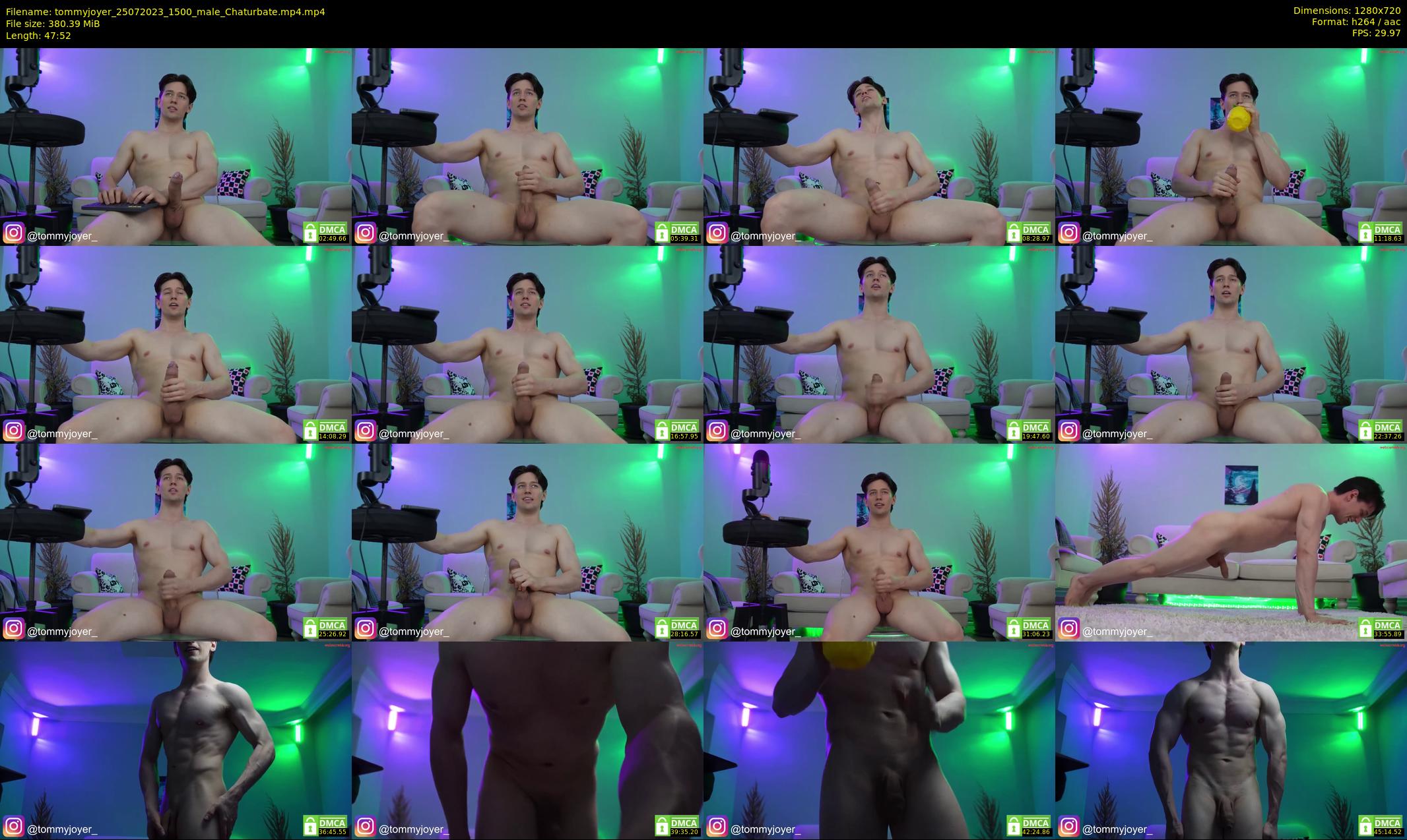 tommyjoyer — 48 minute Chaturbate male cam show recording, 720p, Jul 25, 2023