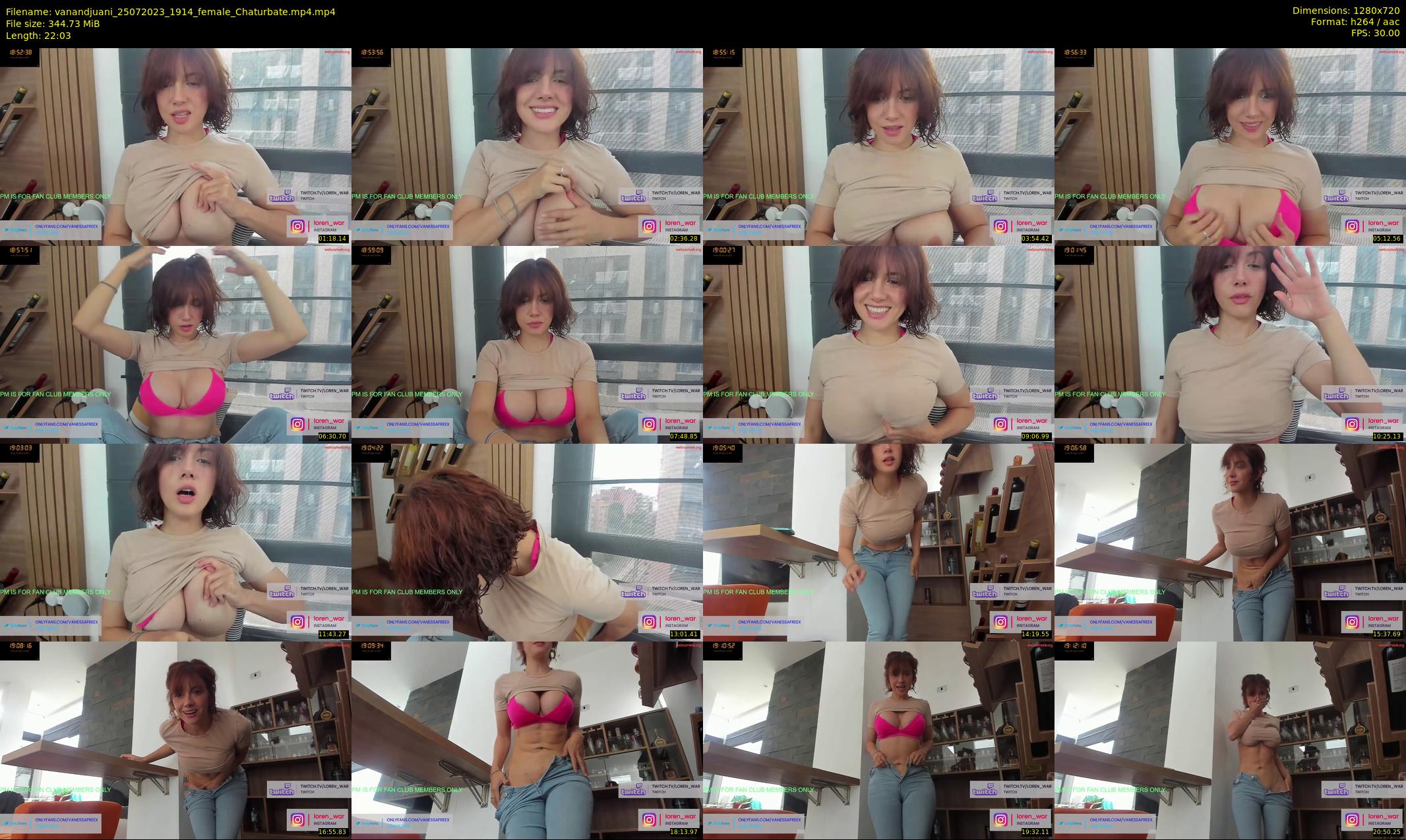 vanandjuani — 23 minute Chaturbate female cam show recording, 720p, Jul 25, 2023