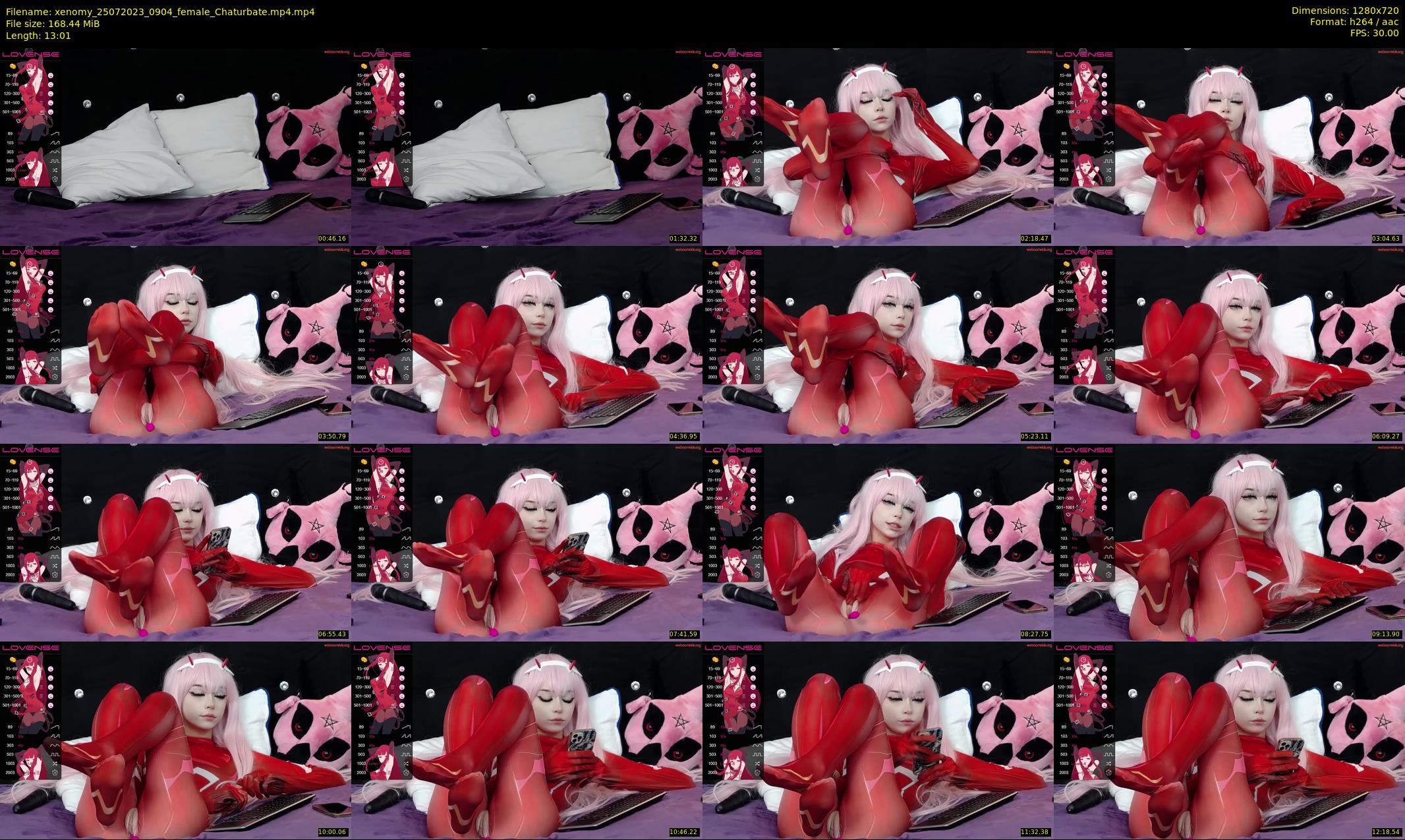 xenomy — 14 minute Chaturbate female cam show recording, 720p, Jul 25, 2023