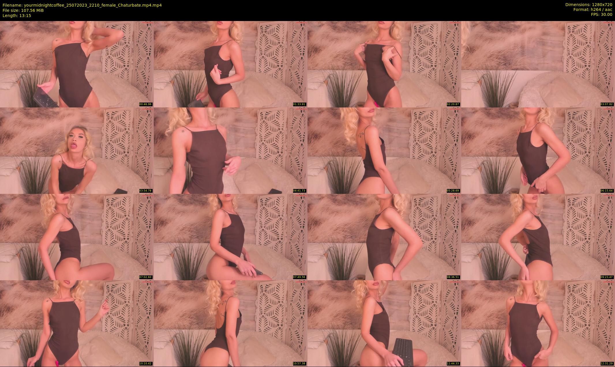 yourmidnightcoffee — 14 minute Chaturbate female cam show recording, 720p, Jul 25, 2023