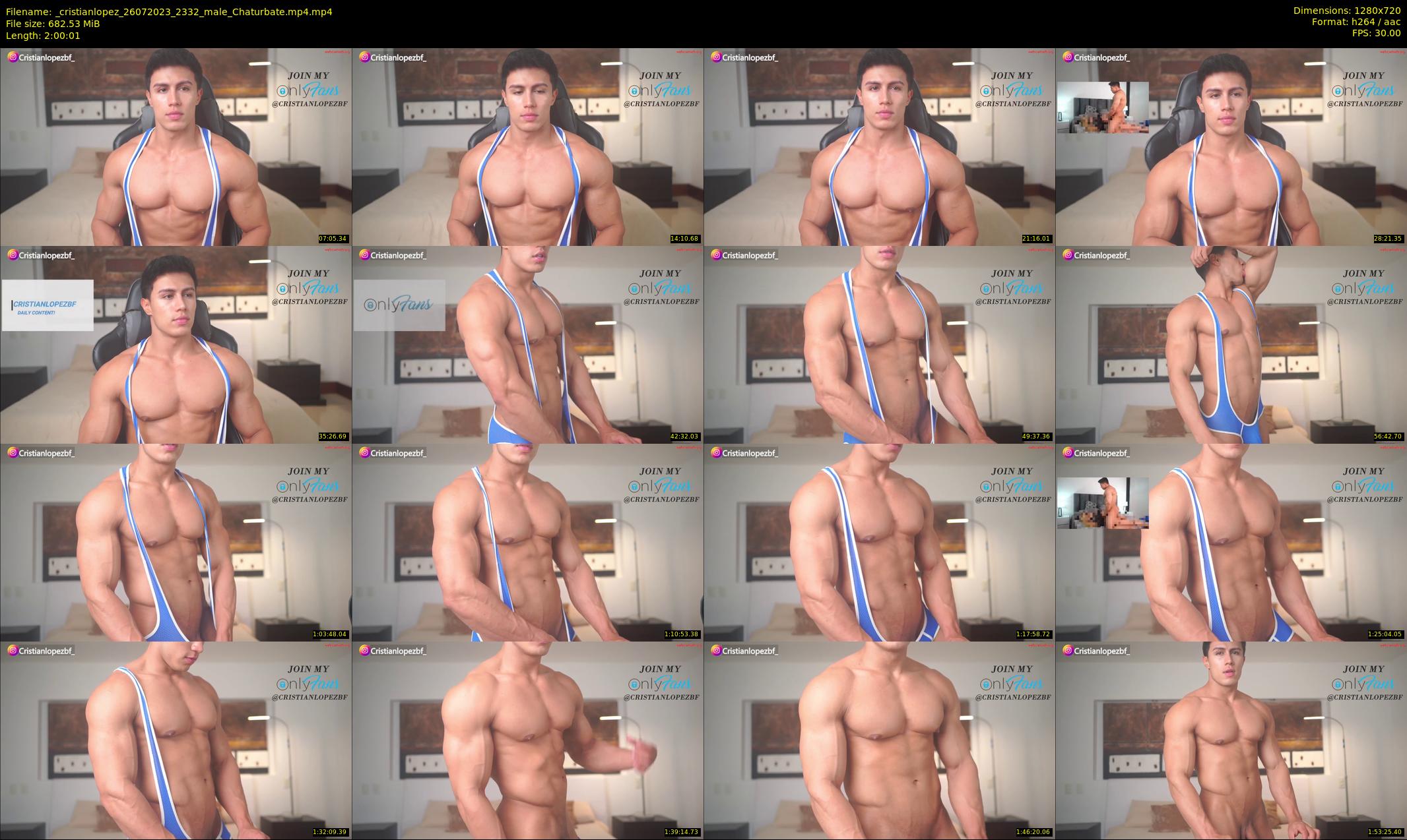 _cristianlopez — 121 minute Chaturbate male cam show recording, 720p, Jul 26, 2023