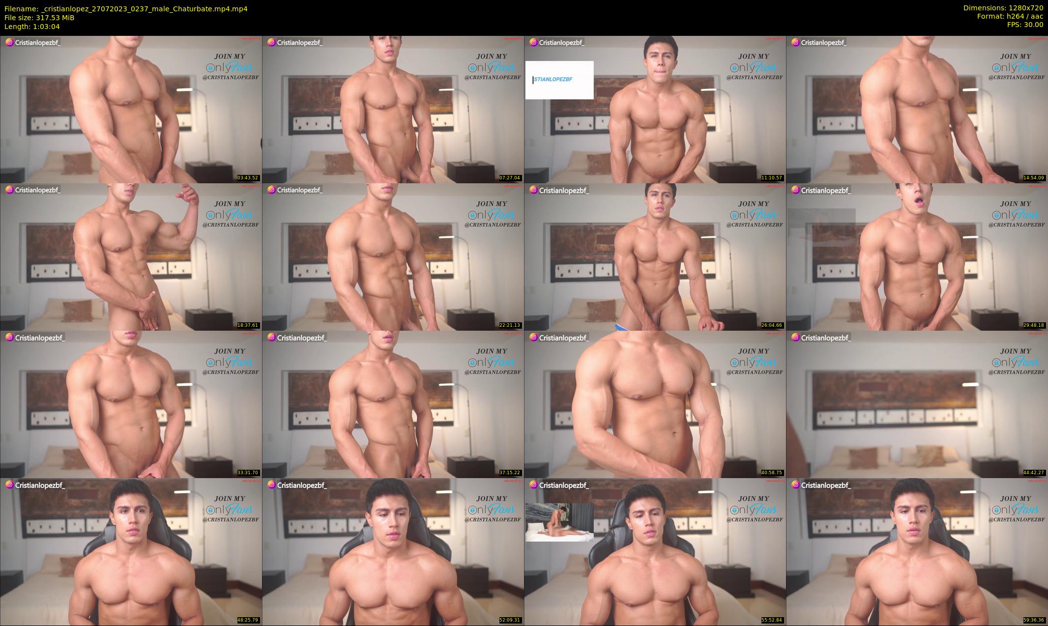 _cristianlopez — 64 minute Chaturbate male cam show recording, 720p, Jul 27, 2023