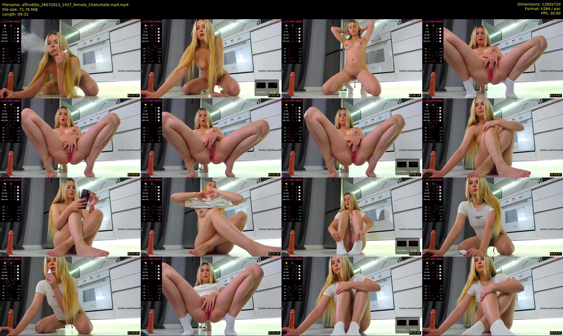 affroditta — 10 minute Chaturbate female cam show recording, 720p, Jul 26, 2023
