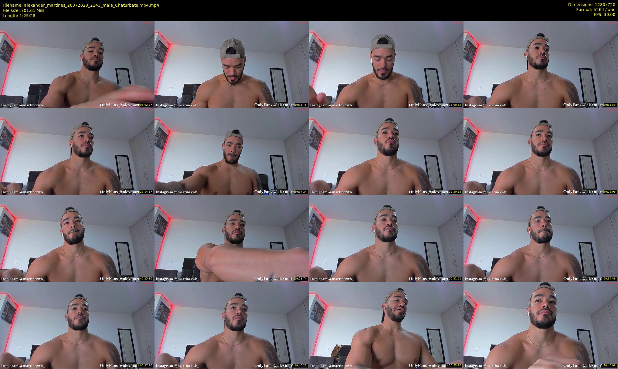 alexander_martines — 86 minute Chaturbate male cam show recording, 720p, Jul 26, 2023