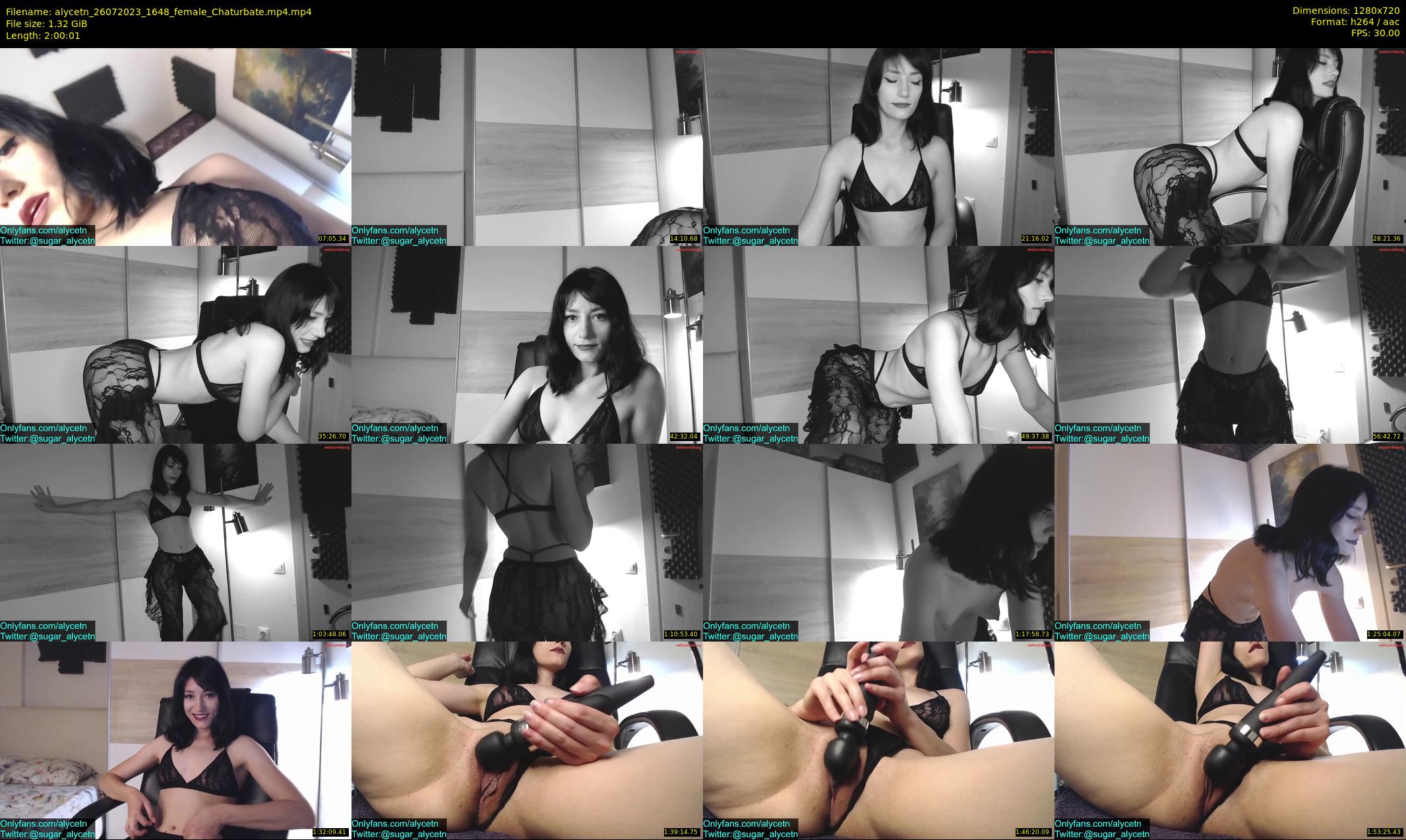 alycetn — 121 minute Chaturbate female cam show recording, 720p, Jul 26, 2023