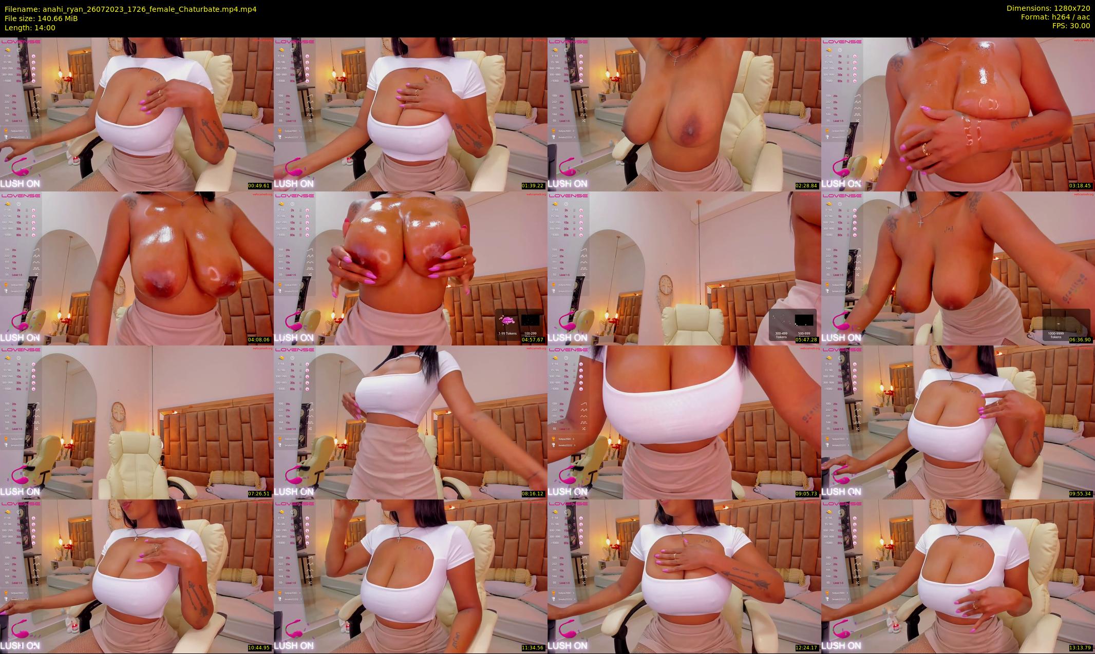 anahi_ryan — 14 minute Chaturbate female cam show recording, 720p, Jul 26, 2023