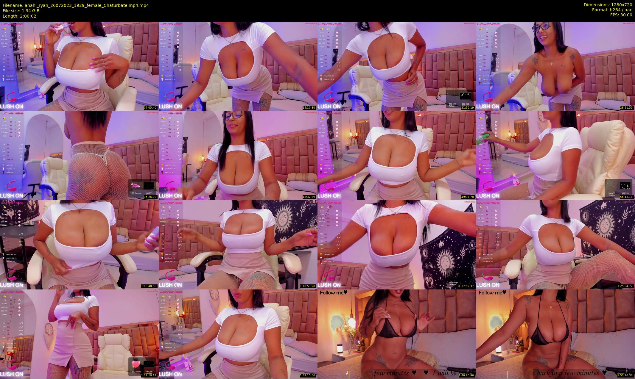 anahi_ryan — 121 minute Chaturbate female cam show recording, 720p, Jul 26, 2023
